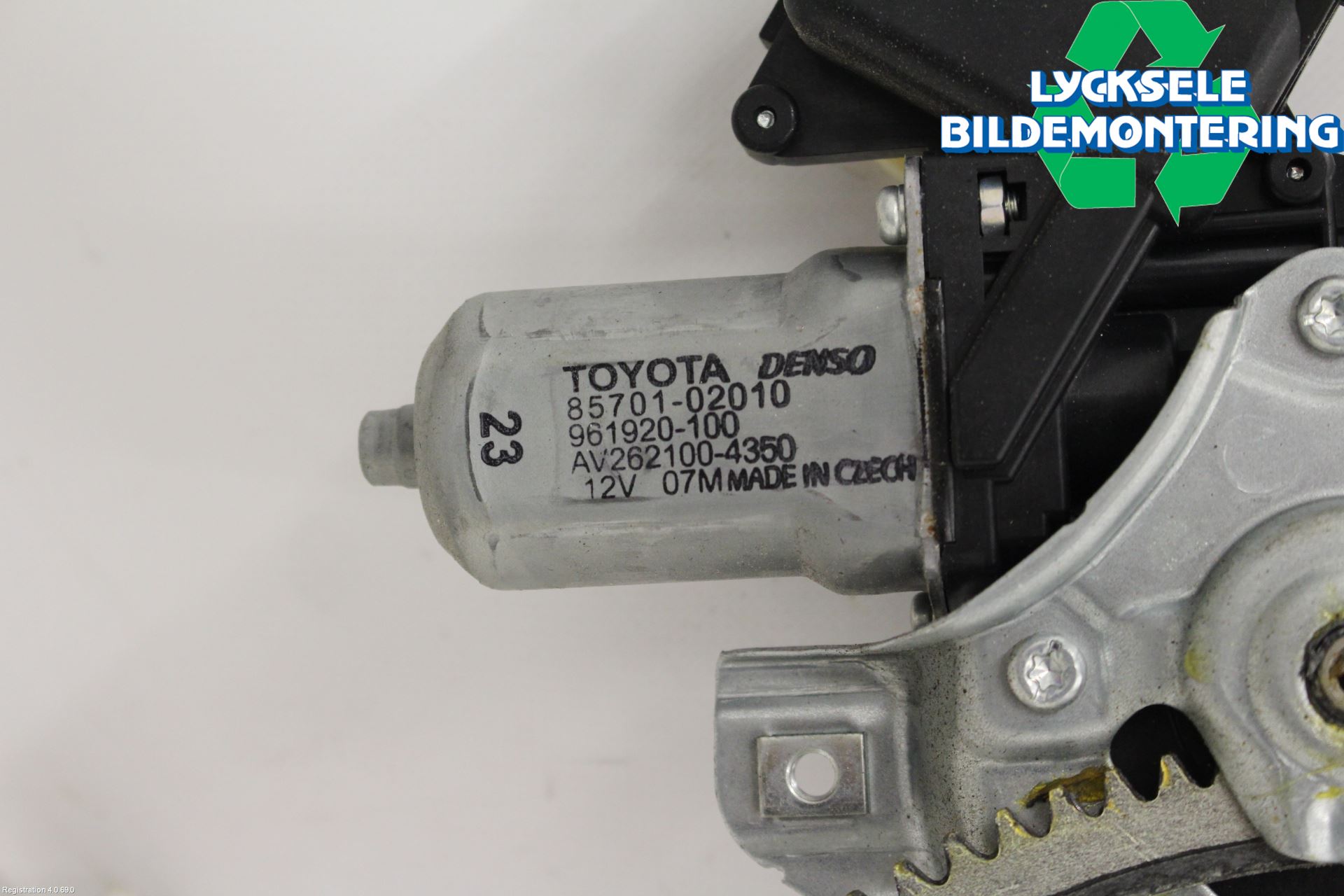 Toyota AURIS 10-12 Fönsterhiss El Kompl