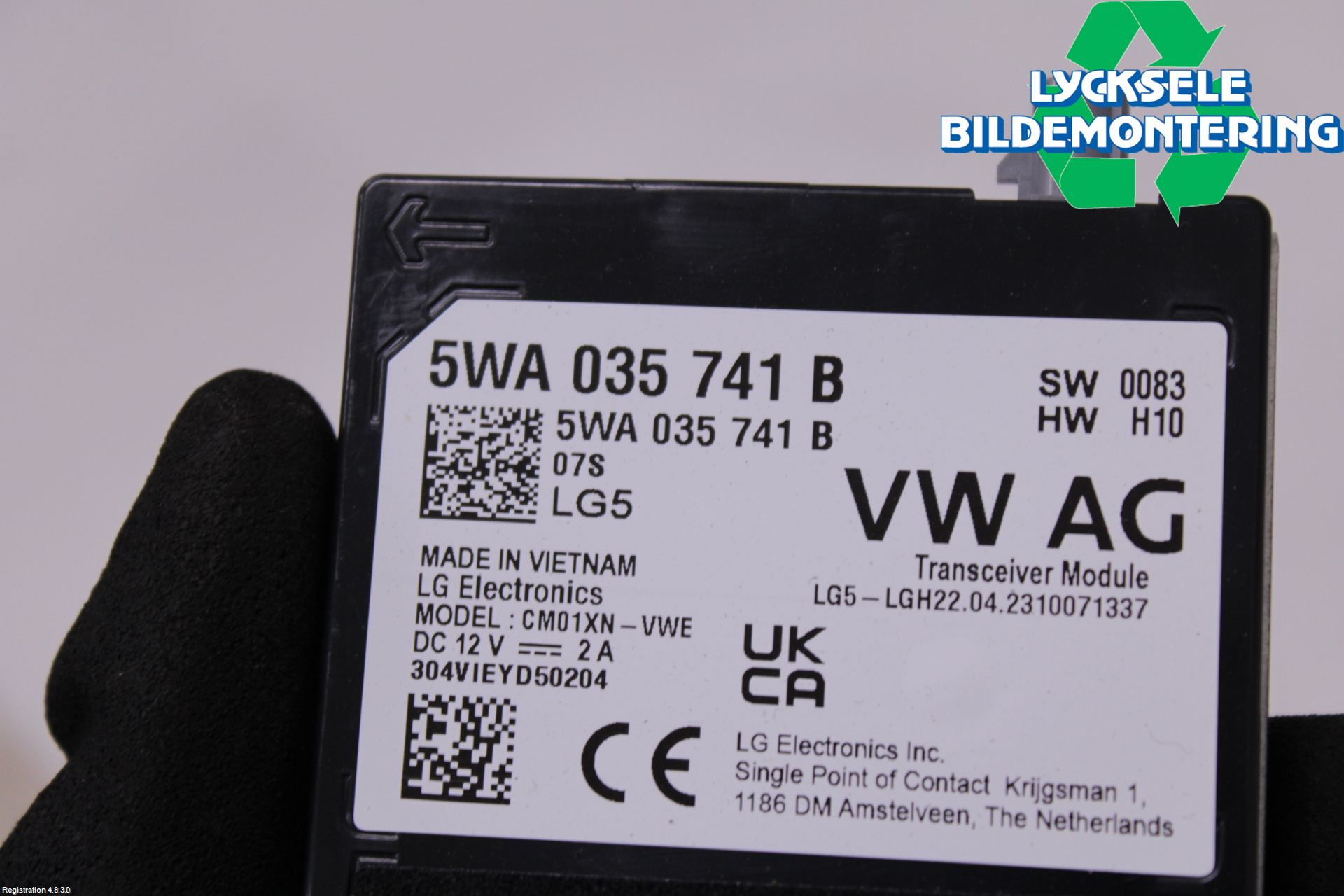 Volkswagen VW GOLF / E-GOLF VIII 20- Antenn