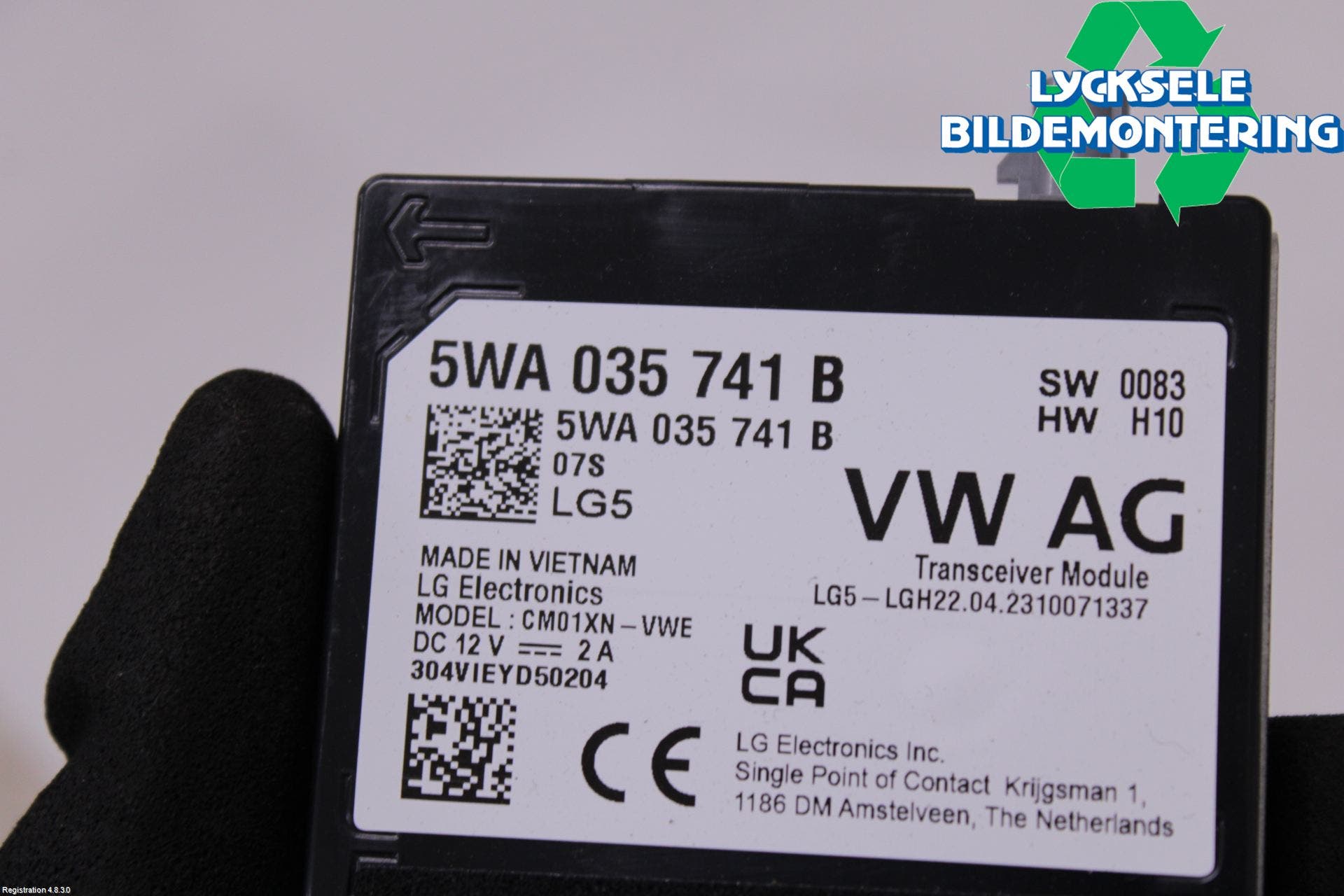 Volkswagen VW GOLF / E-GOLF VIII 20- Antenn