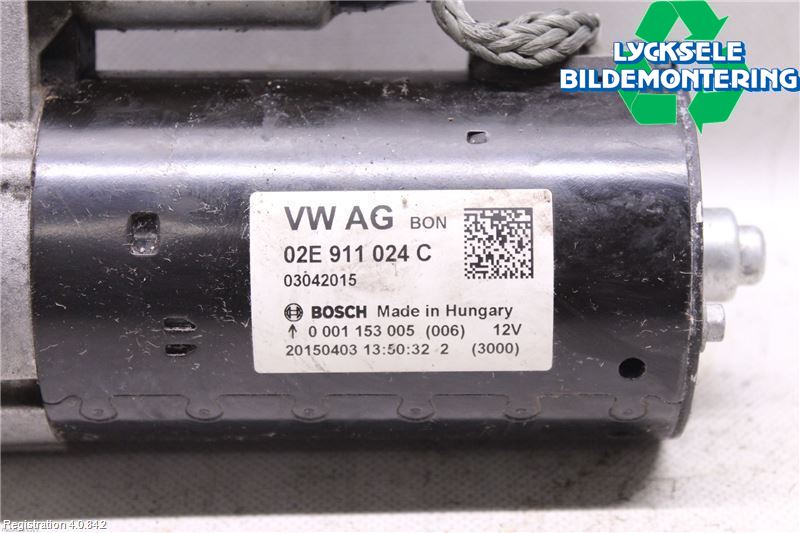 Skoda SUPERB 09-15 Startmotor Diesel