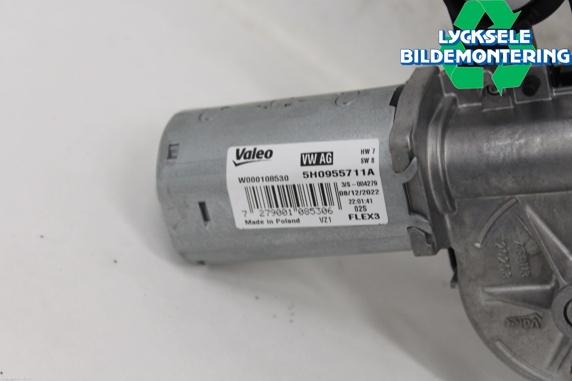 Volkswagen VW ID.4 21- Torkarmotor Baklucka