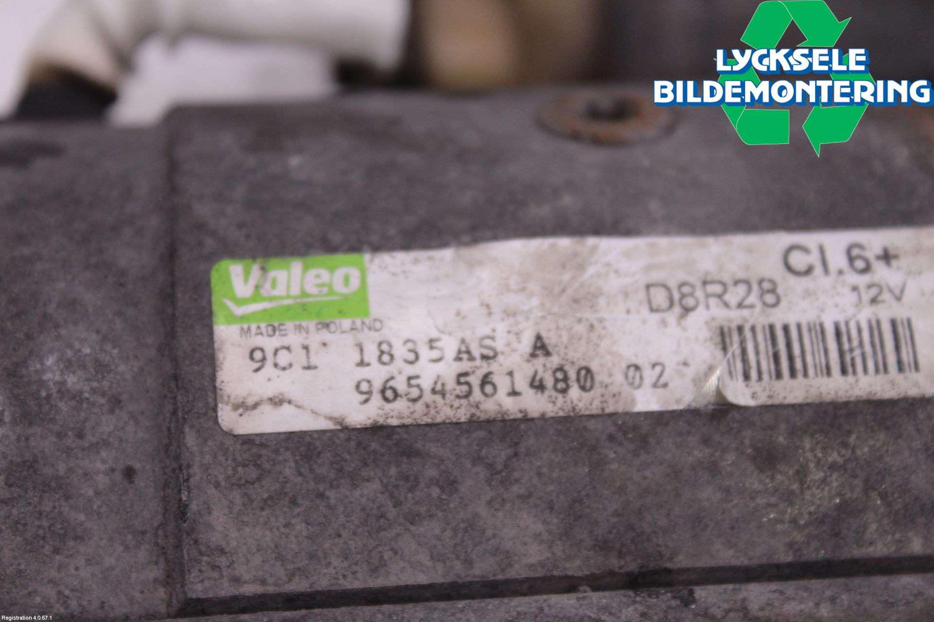 Mitsubishi OUTLANDER 07-12 Startmotor Diesel