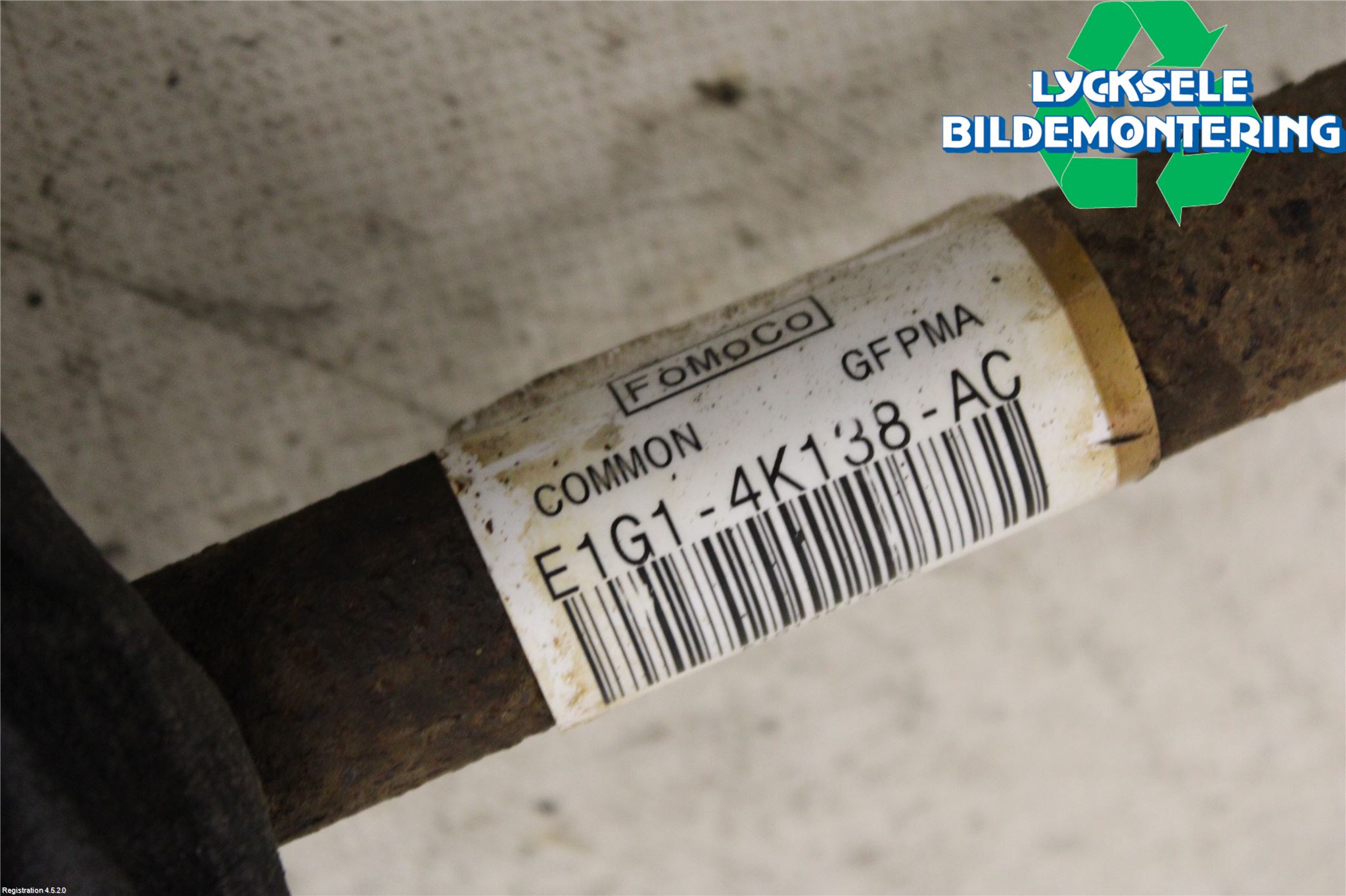 Ford S-MAX 15- Drivaxel Bak Höger