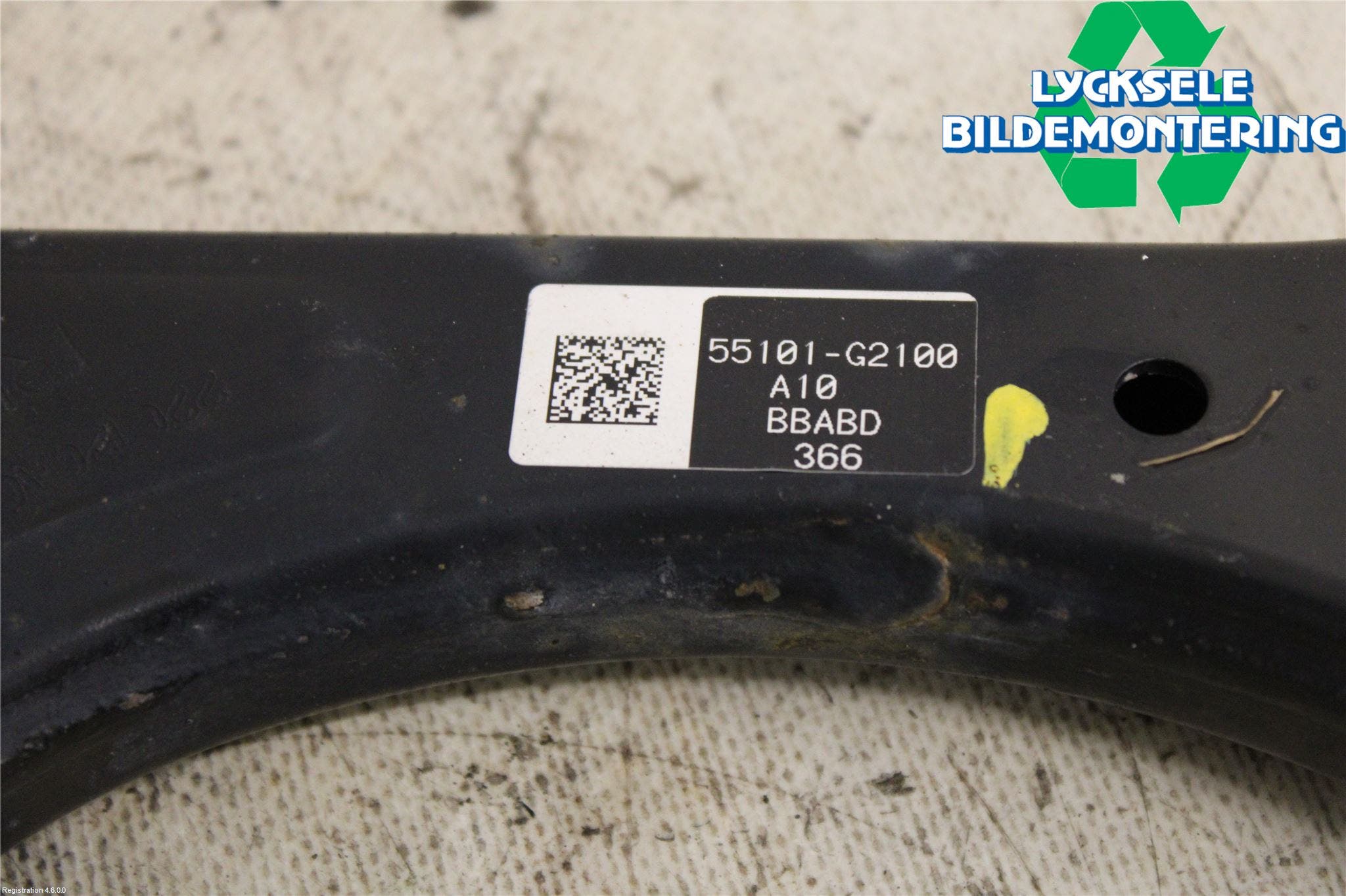 Kia NIRO (DE) 17-22 Bärarm Bak Höger