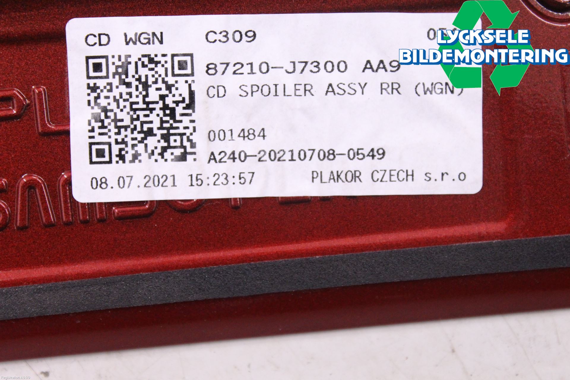 Kia CEED/CEED SW 19- Spoiler Baklucka