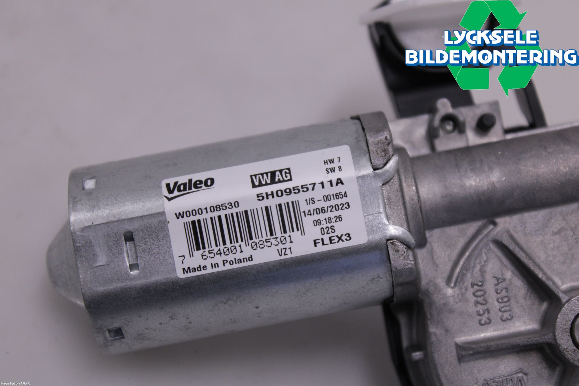 Volkswagen VW ID.4 21- Torkarmotor Baklucka
