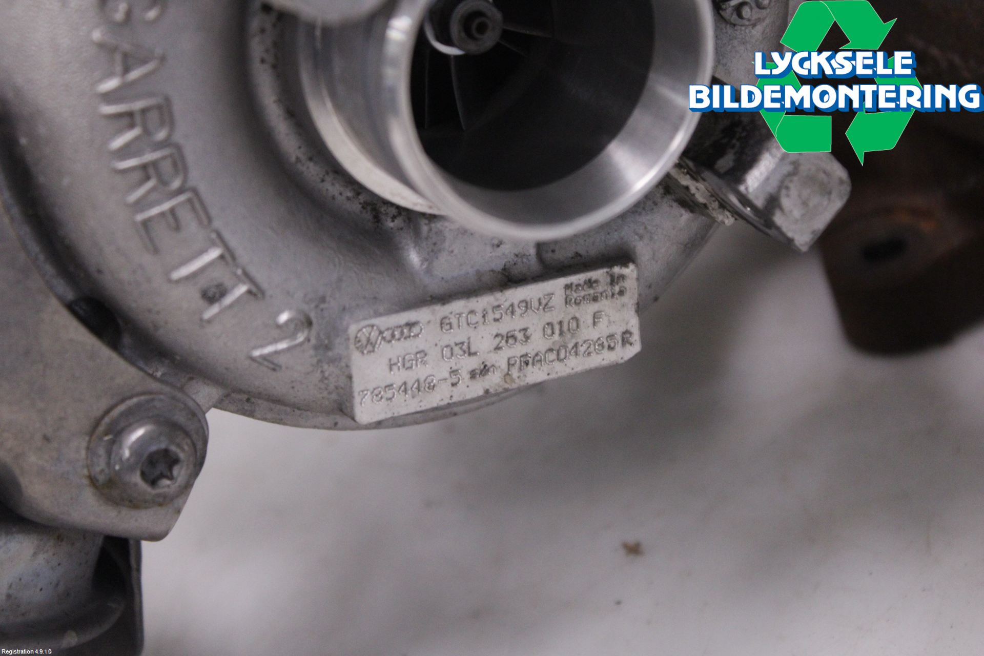 Volkswagen VW PASSAT 11-14 Turboaggregat