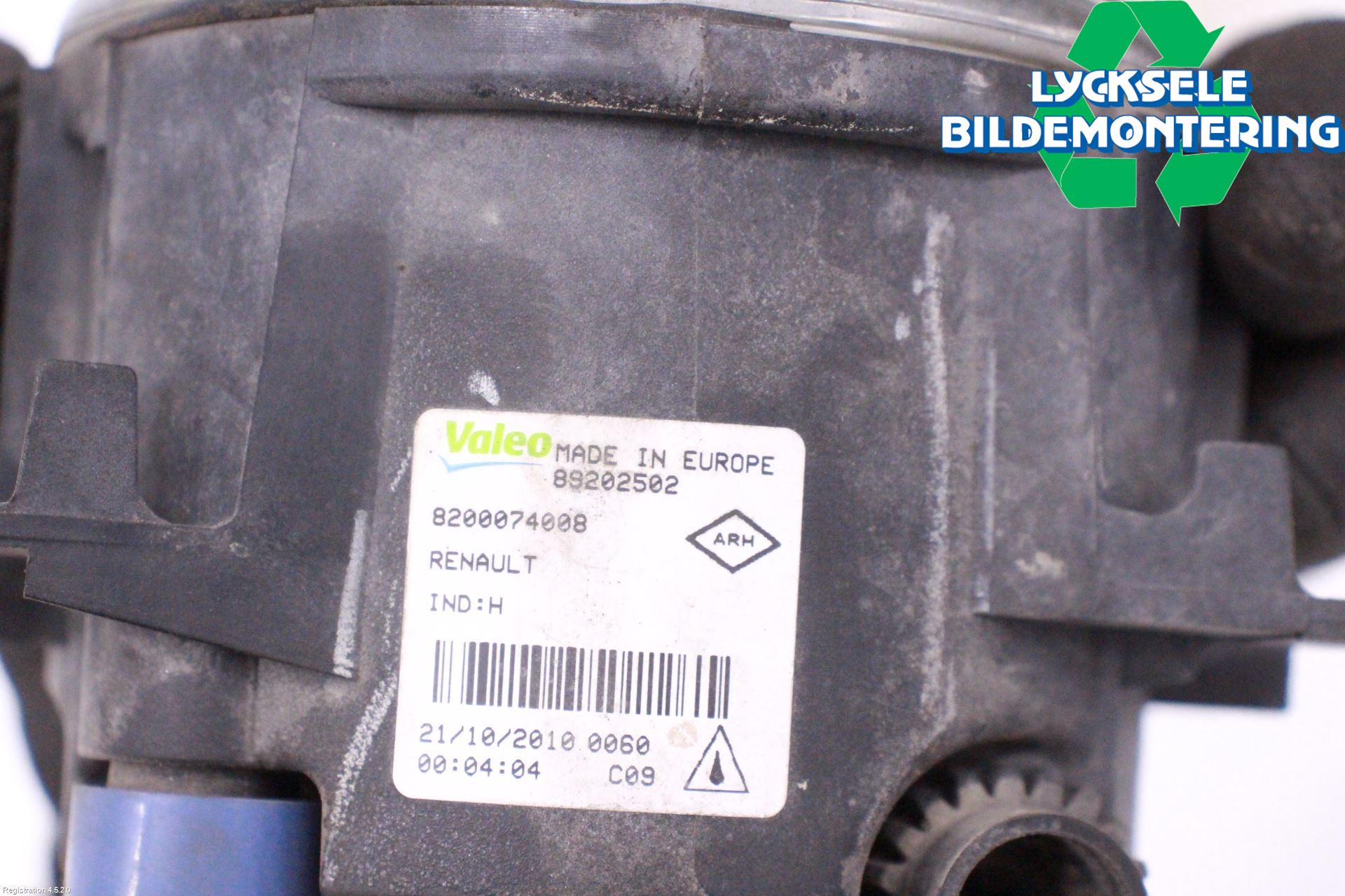 Renault LAGUNA III 11-15 Dimljus-Varselljus Fram
