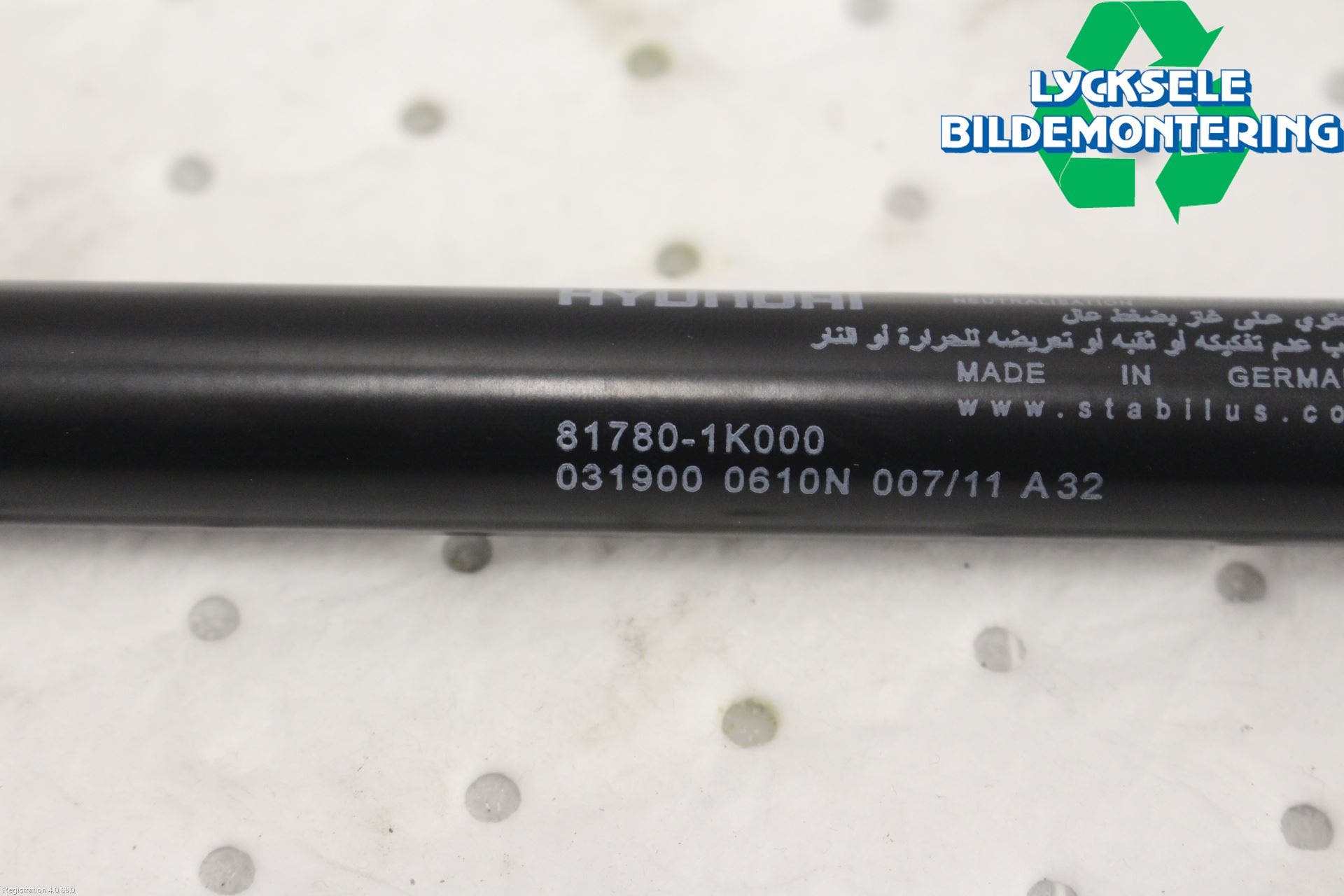 Hyundai ix20 Gasfjäder Baklucka