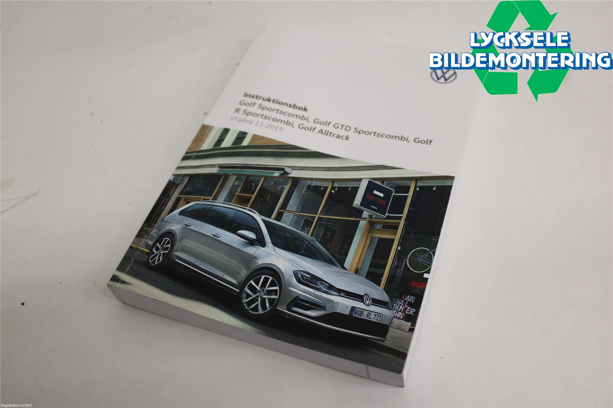 Volkswagen VW GOLF / E-GOLF VII 13-20 Instruktionsbok