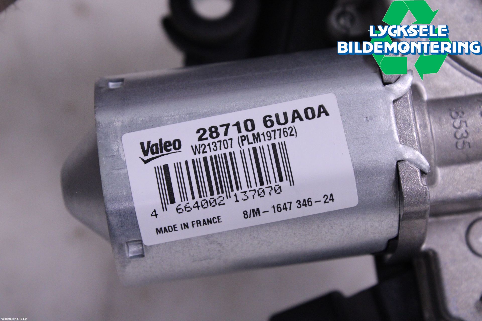 Nissan QASHQAI 21- Torkarmotor Baklucka