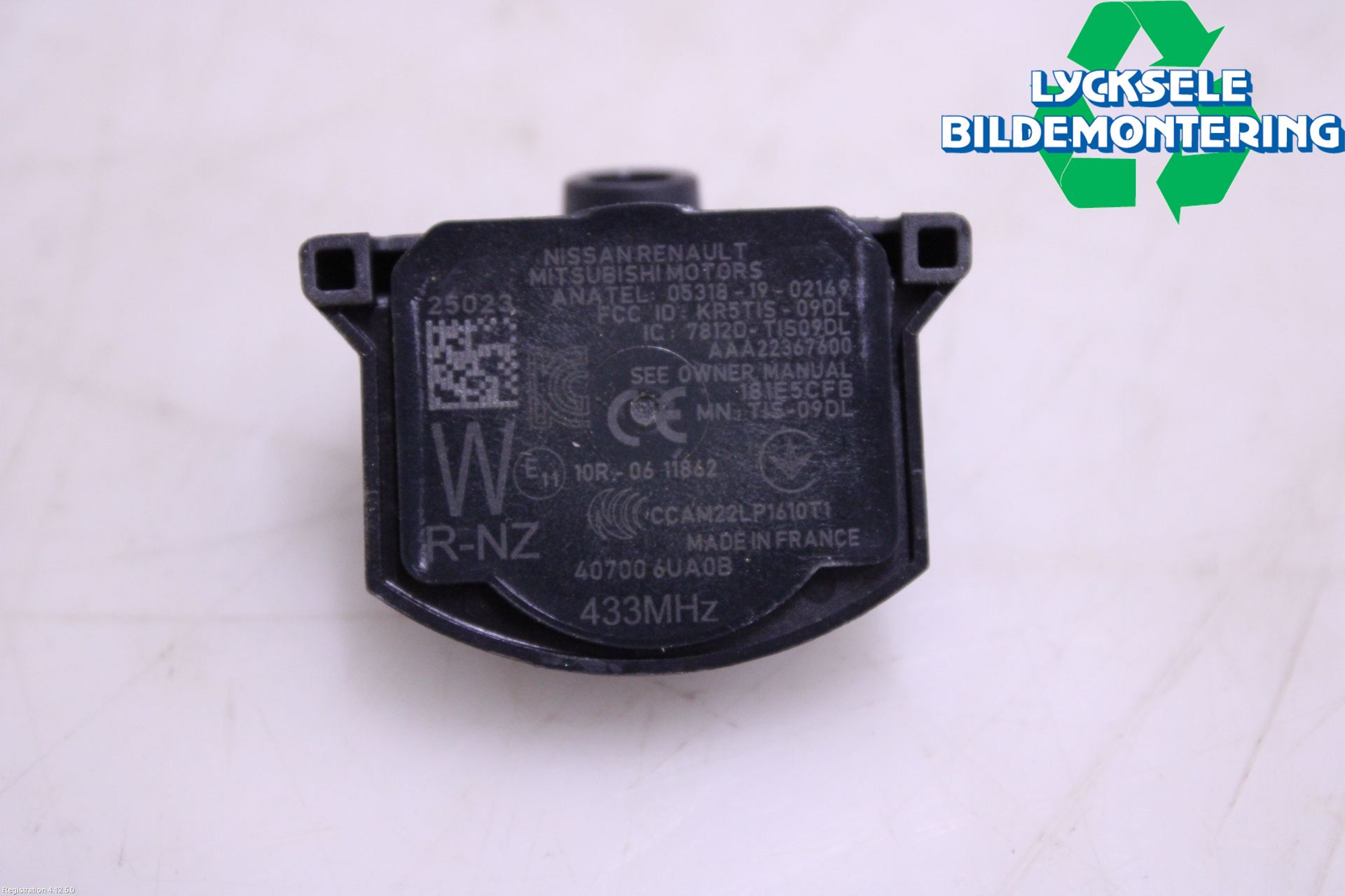 Nissan QASHQAI 21- Givare Däcktryck