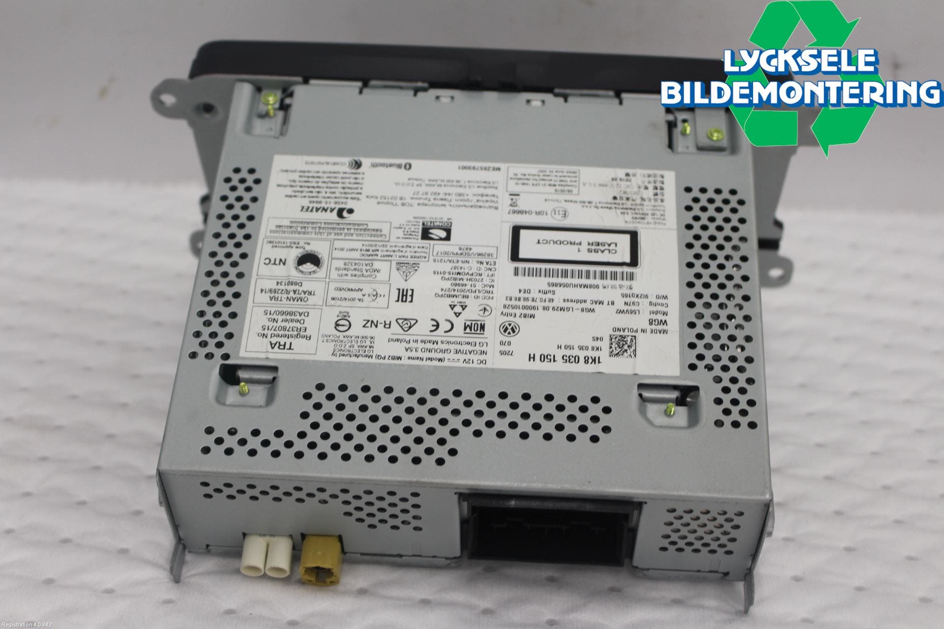 Volkswagen VW CADDY 16-20 Cd Radio - Multimediapanel