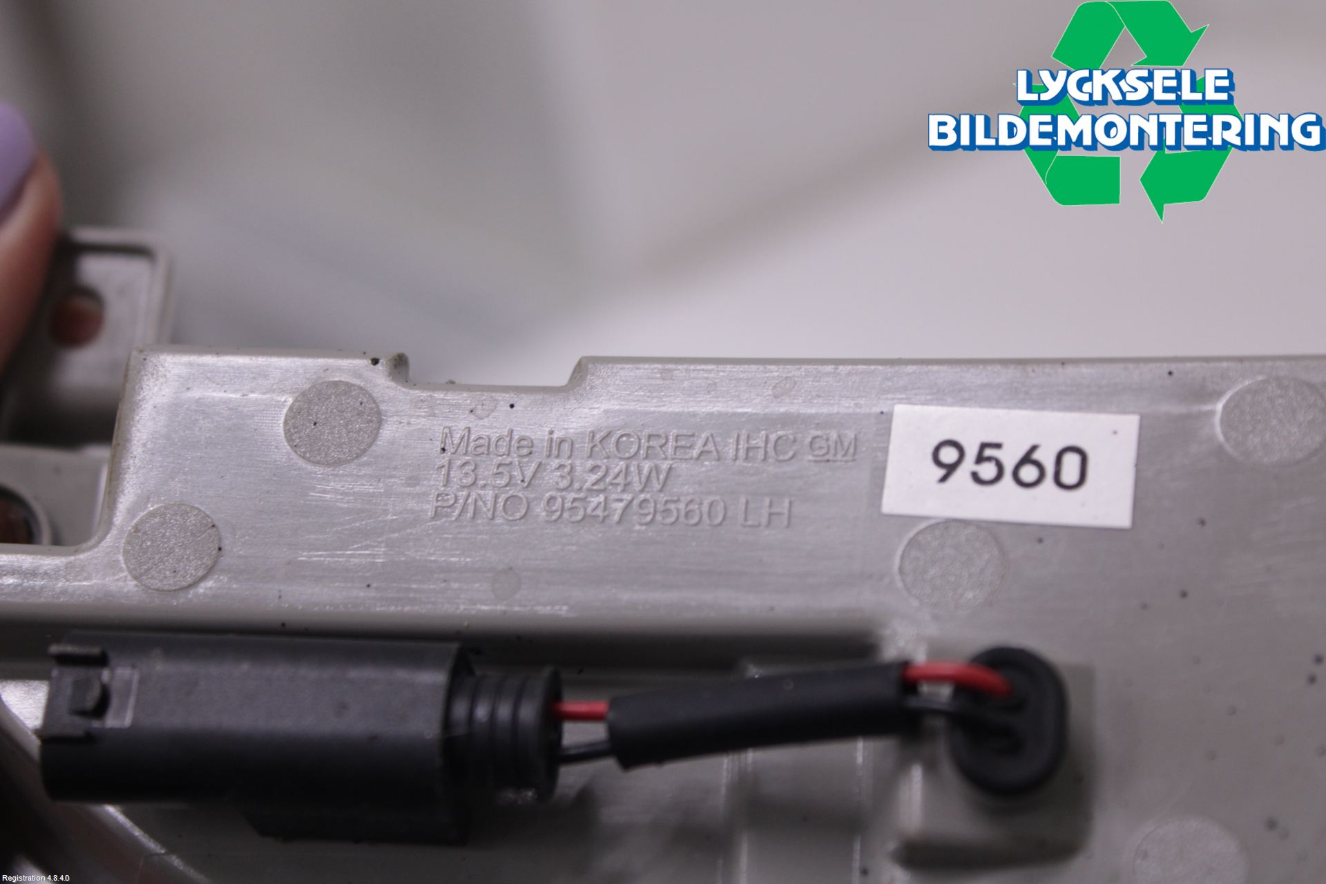 Chevrolet CAPTIVA Dimljus/Reflex Bak