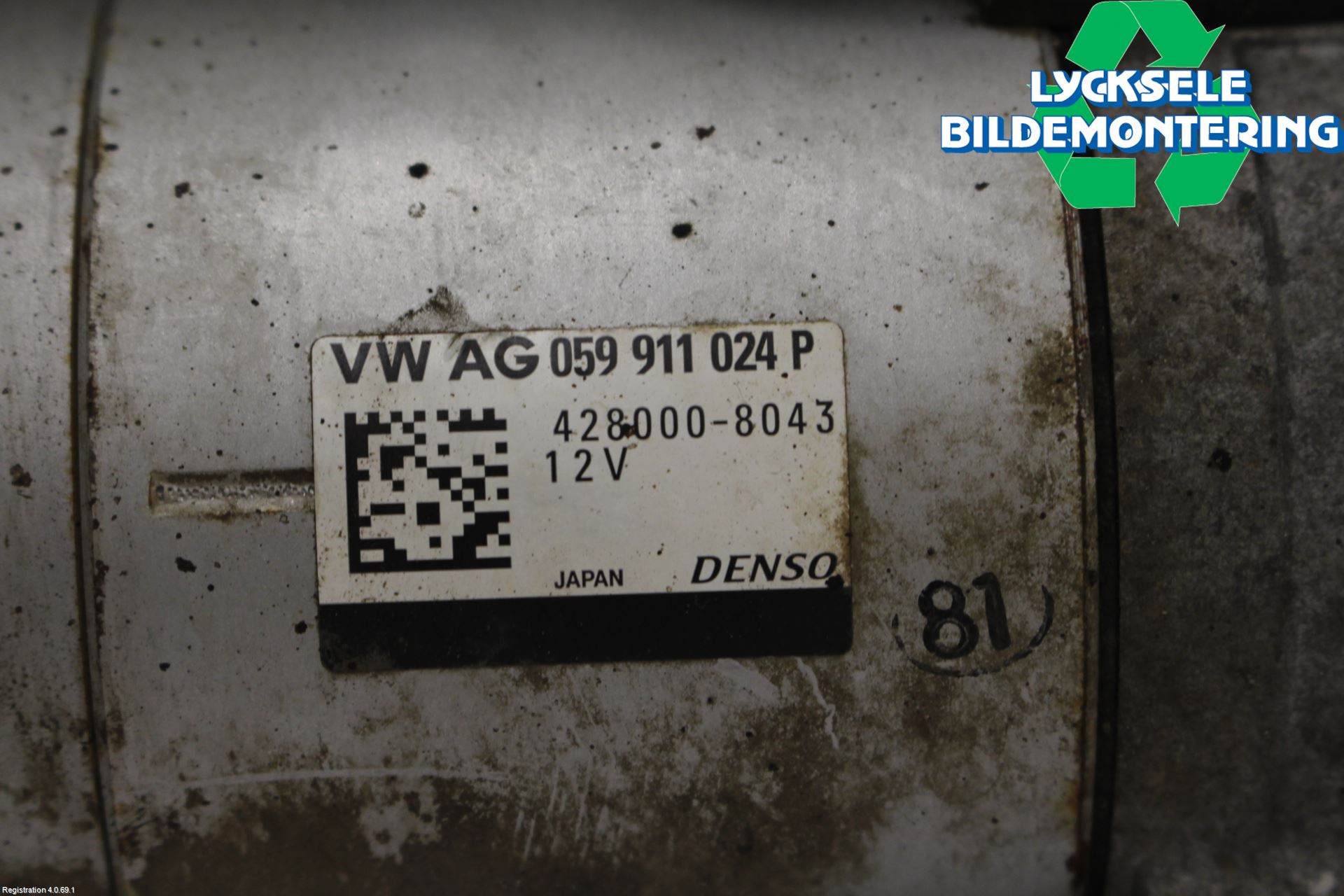 Audi A8/S8 4H 10-17 Startmotor Diesel