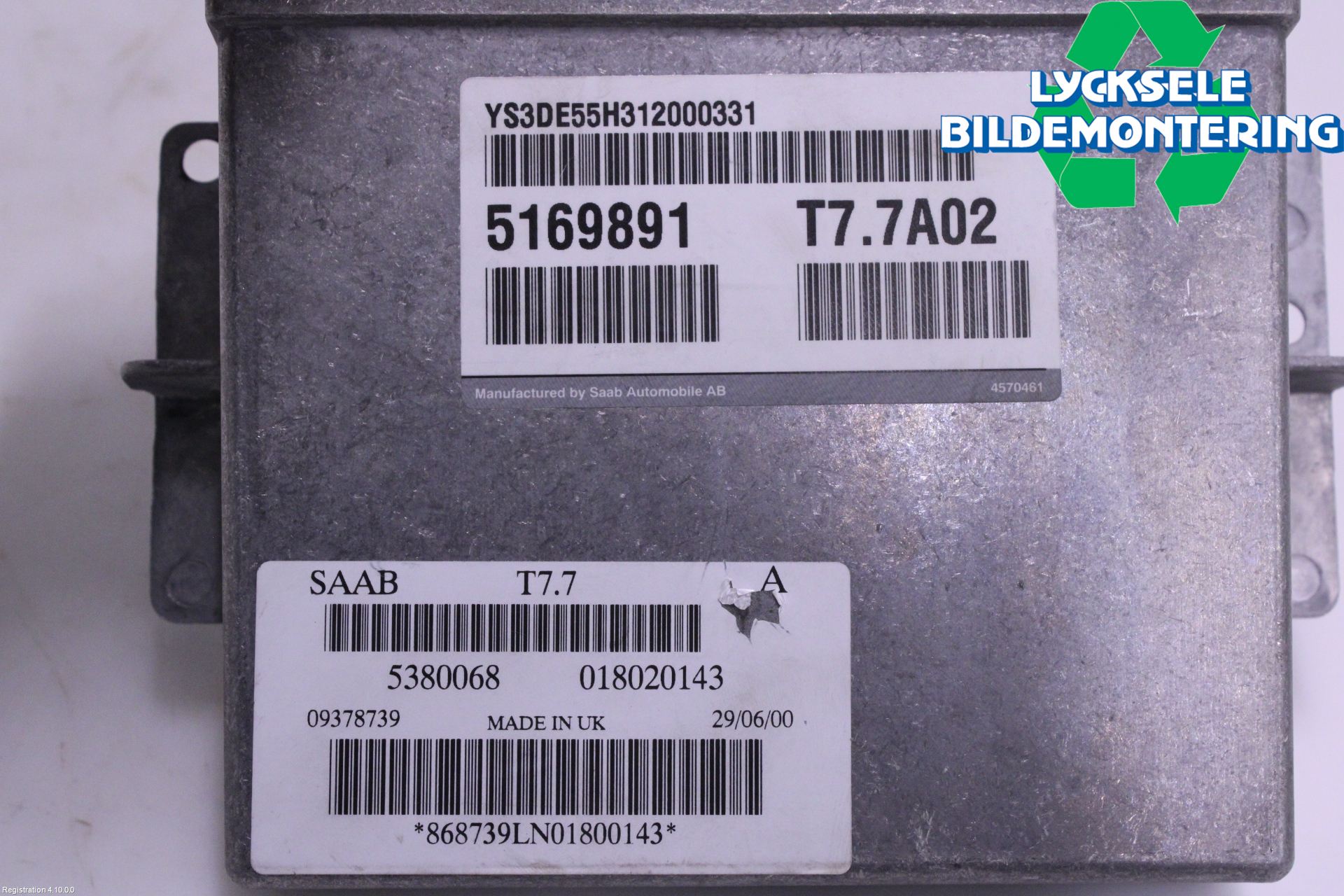Saab 9-3 VER 1 98-03 Styrenhet Insprut Bensin