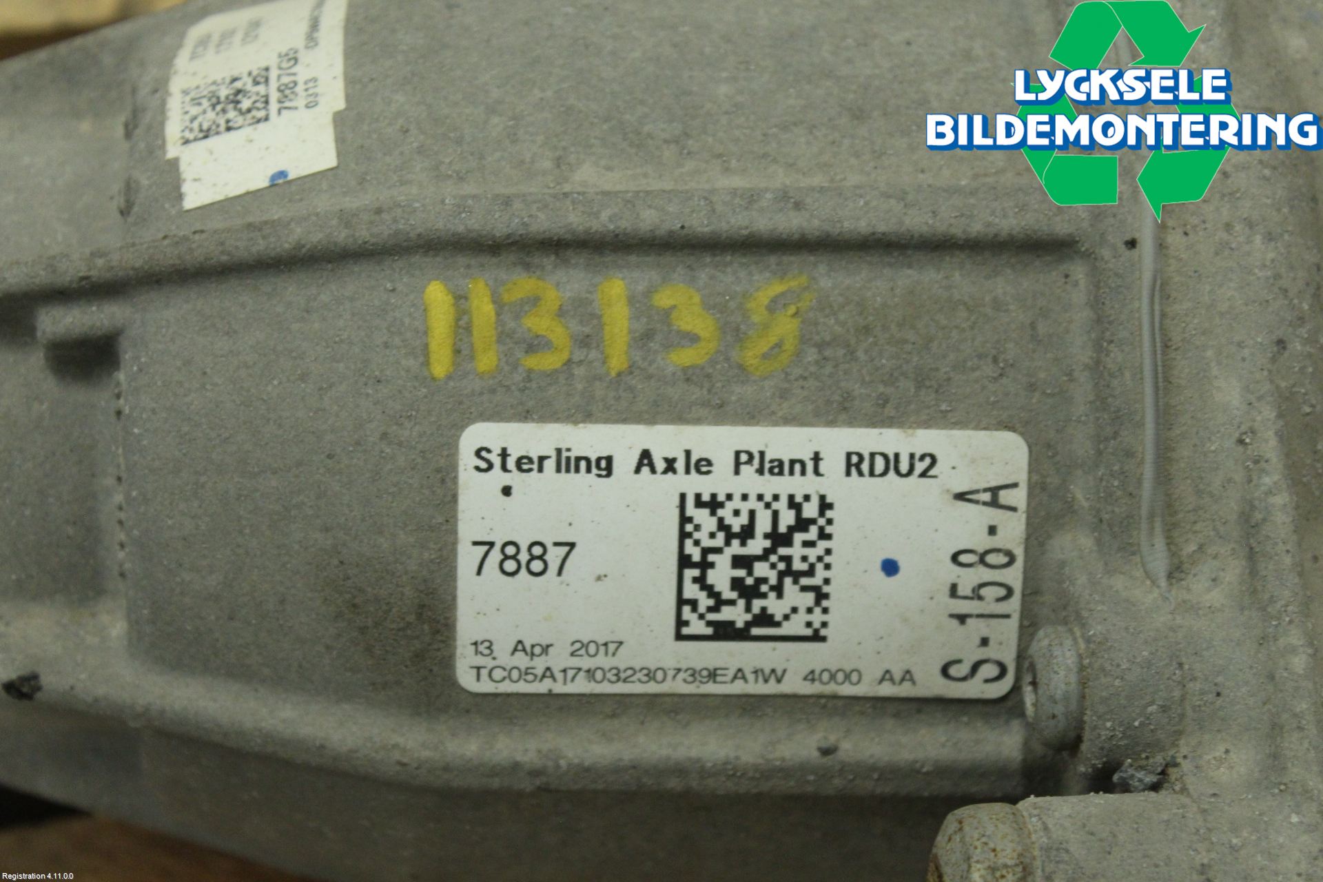 Ford MONDEO 15-22 Bakväxel-Diff