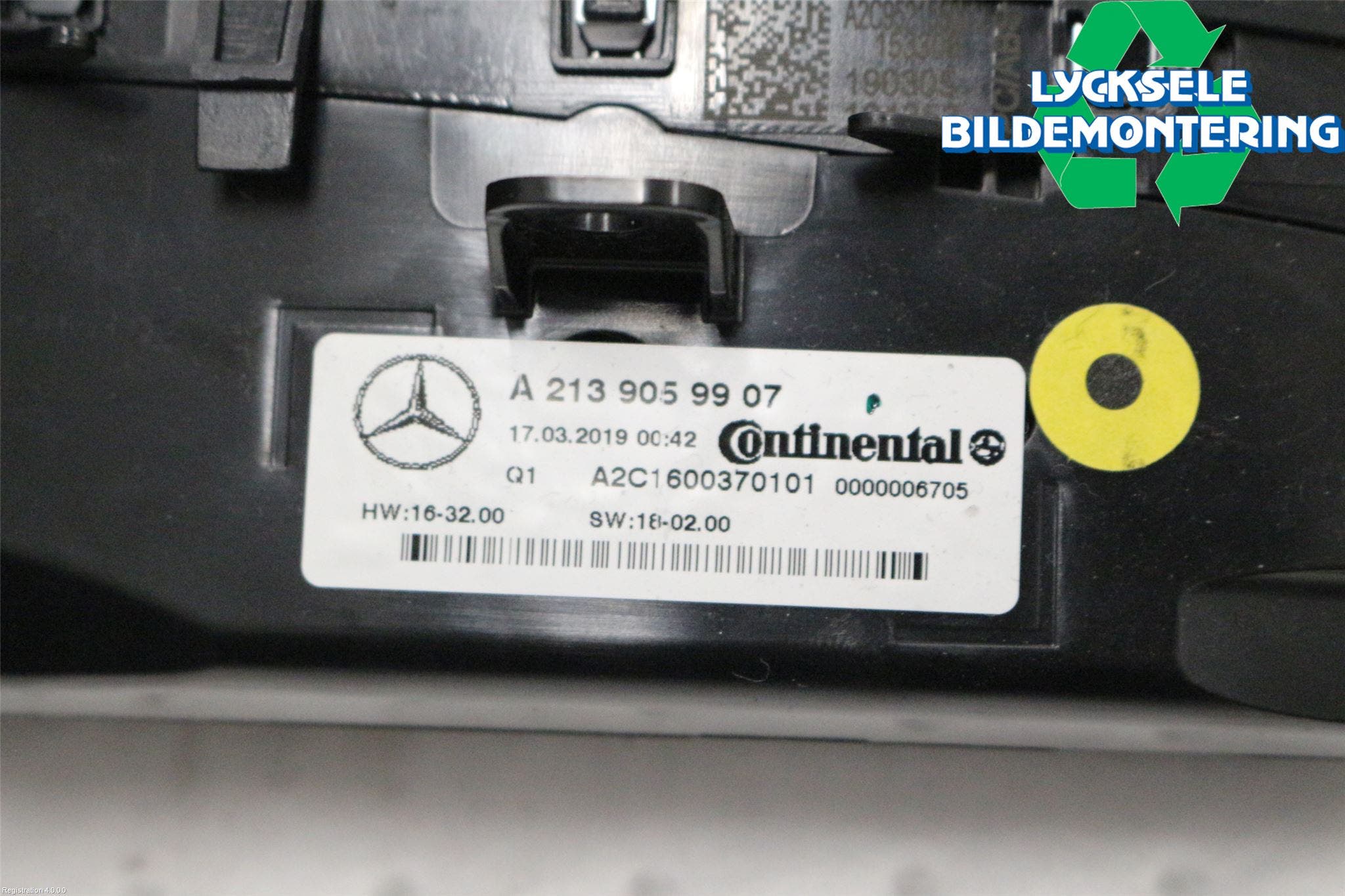 Mercedes-Benz MB E-KLASS (W213) 16-23 Ac Styrenhet Ac Manöveren