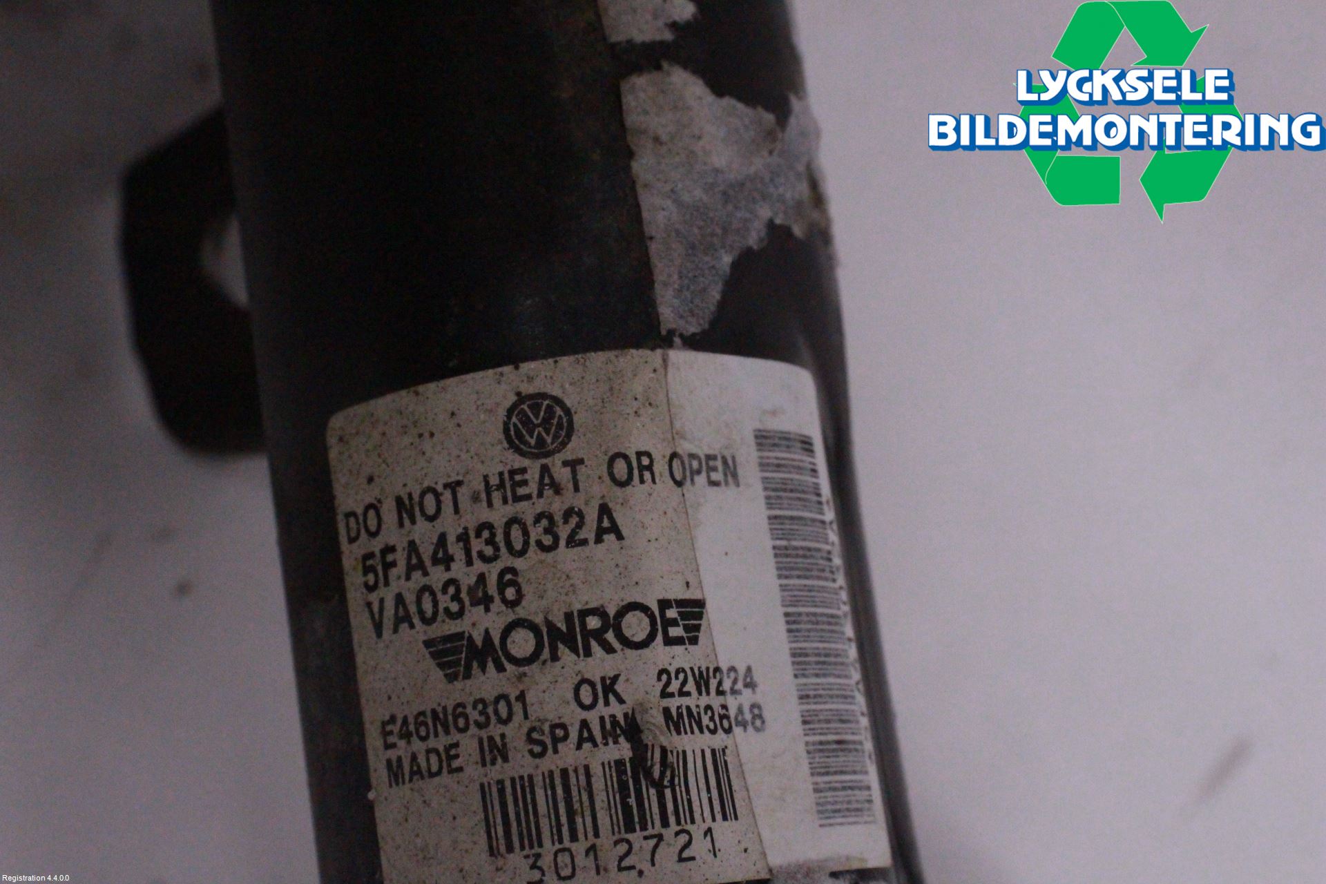 Cupra LEON 21- Fjäderben Fram Höger