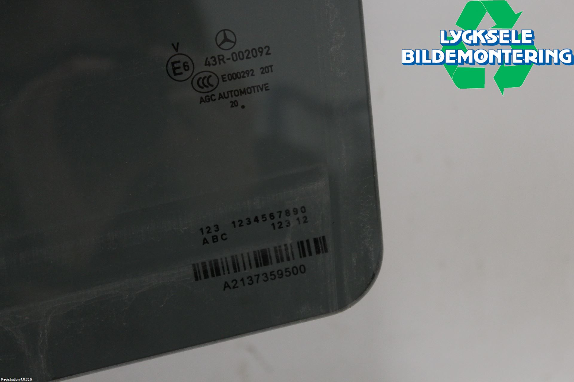 Mercedes-Benz MB E-KLASS (W213) 16-23 Dörruta Bak Vänster