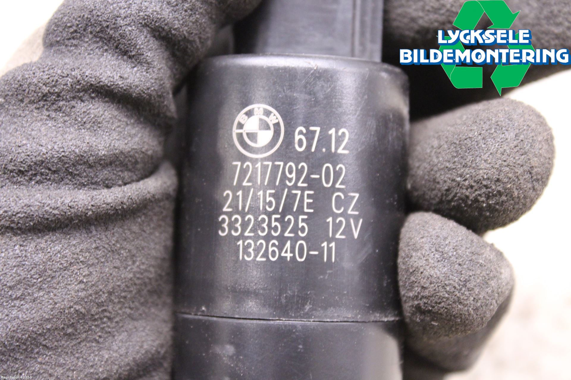 BMW 5 F10/F11/F18 09-17 Spolarpump Vindruta