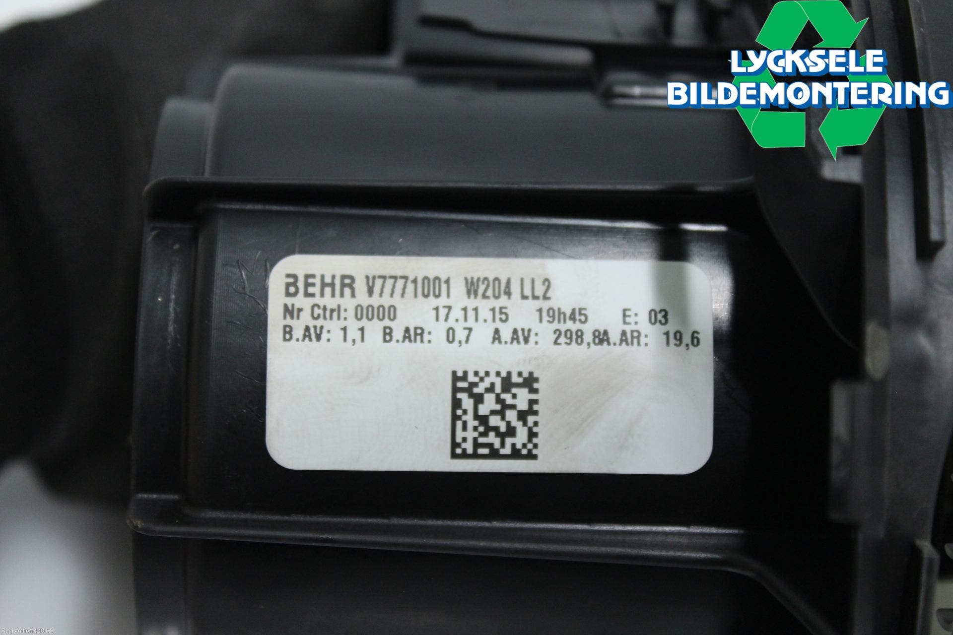 Mercedes-Benz MB E-KLASS (W212) 09-16 Ac Värmefläkt