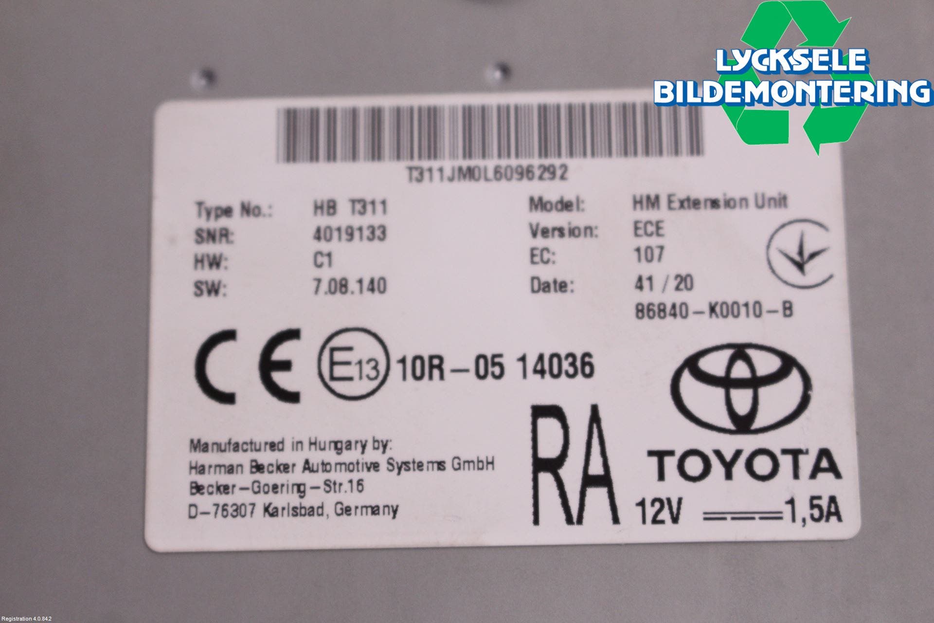 Toyota HILUX 16- Gps Navigator