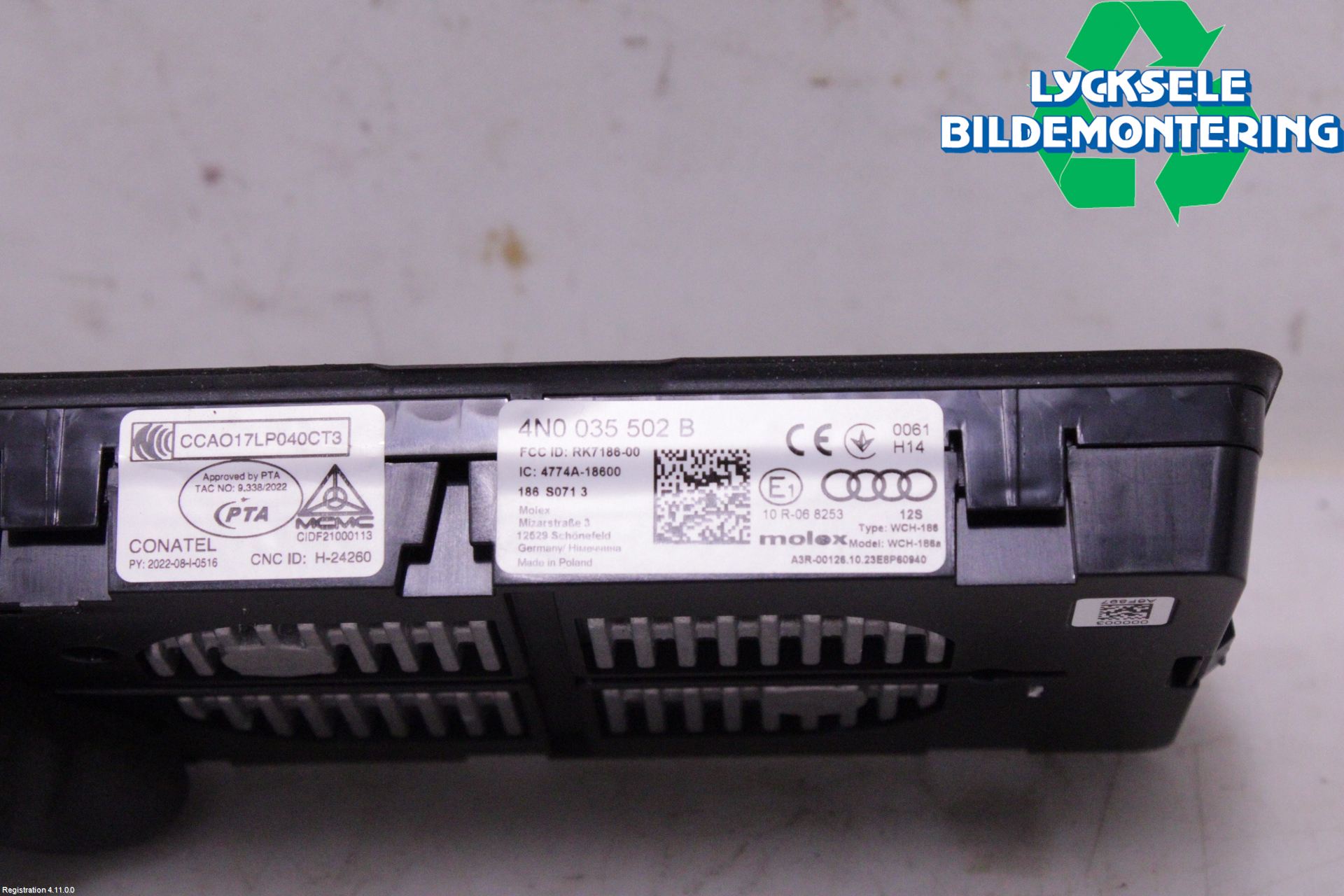 Audi Q4 E-TRON FZ 22- El Övrigt