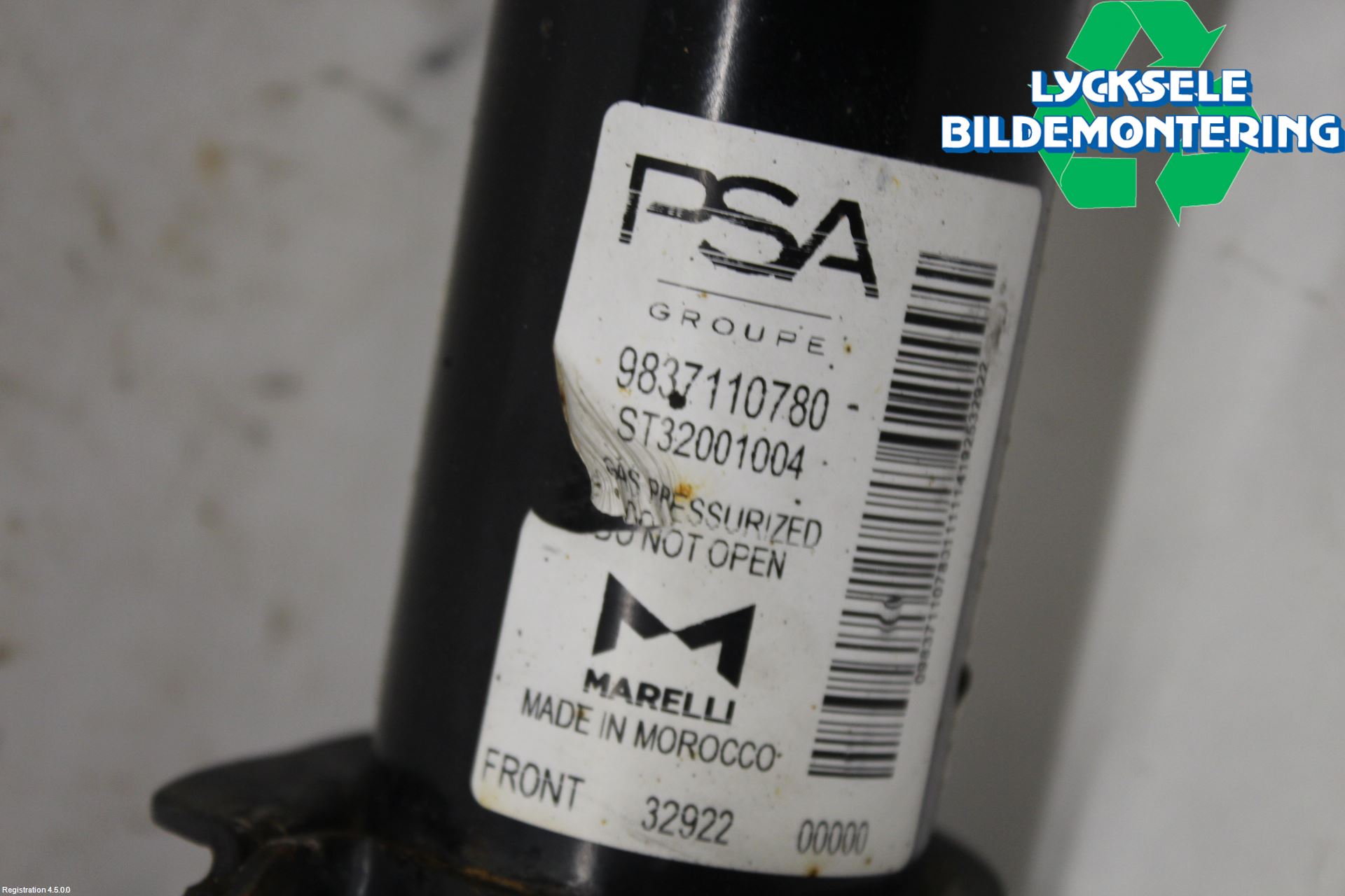 Peugeot 2008/E-2008 20- Fjäderben Fram Höger