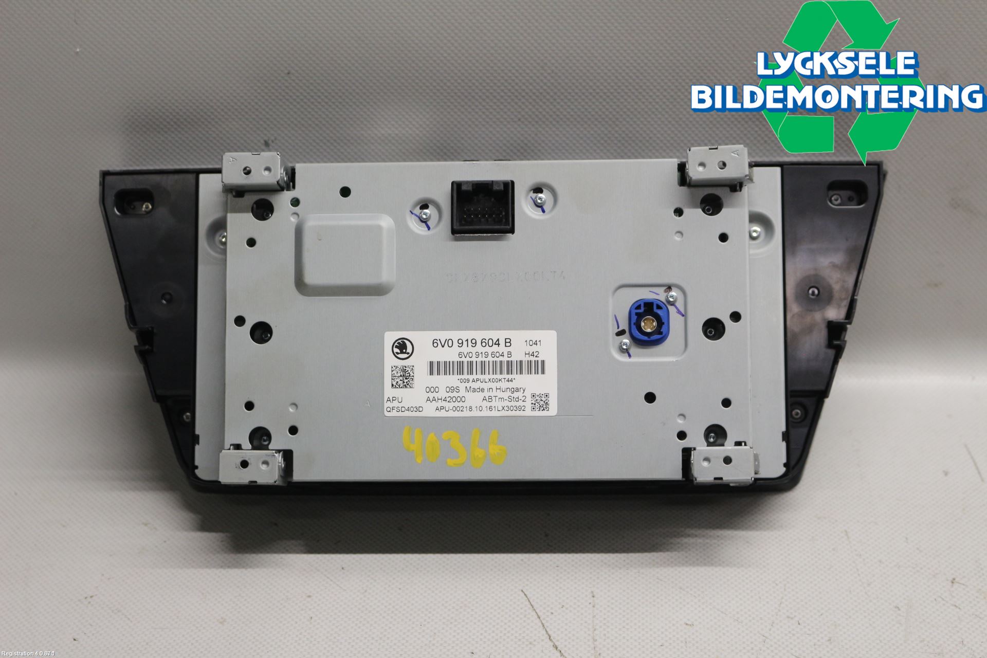 Skoda FABIA 15-21 Cd Radio - Multimediapanel