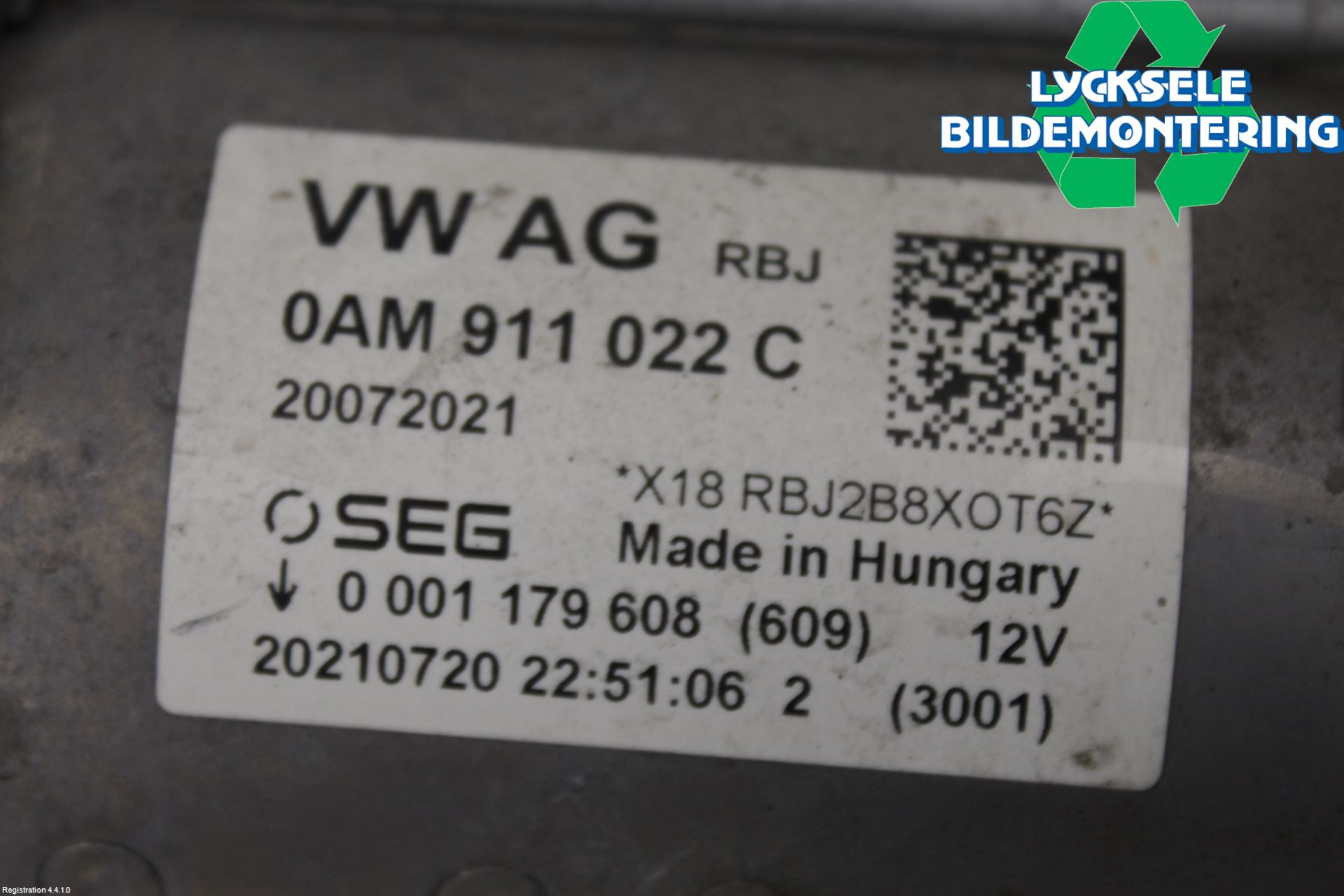 Volkswagen VW GOLF / E-GOLF VIII 20- Startmotor
