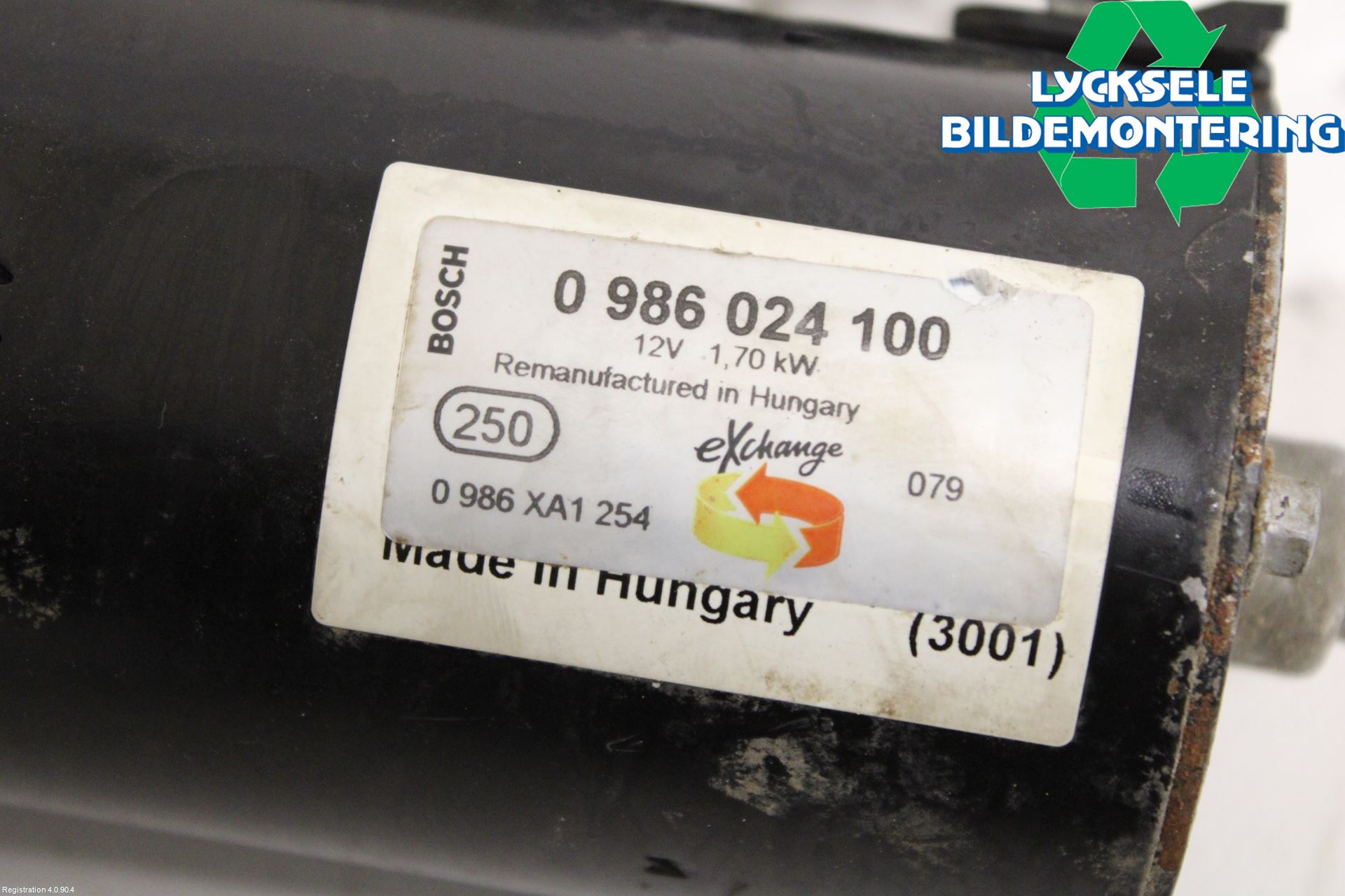 Volkswagen VW CADDY 11-15 Startmotor Diesel