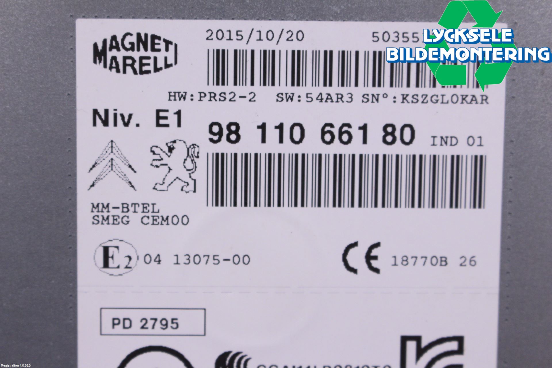 Peugeot 2008 13-20 Radio