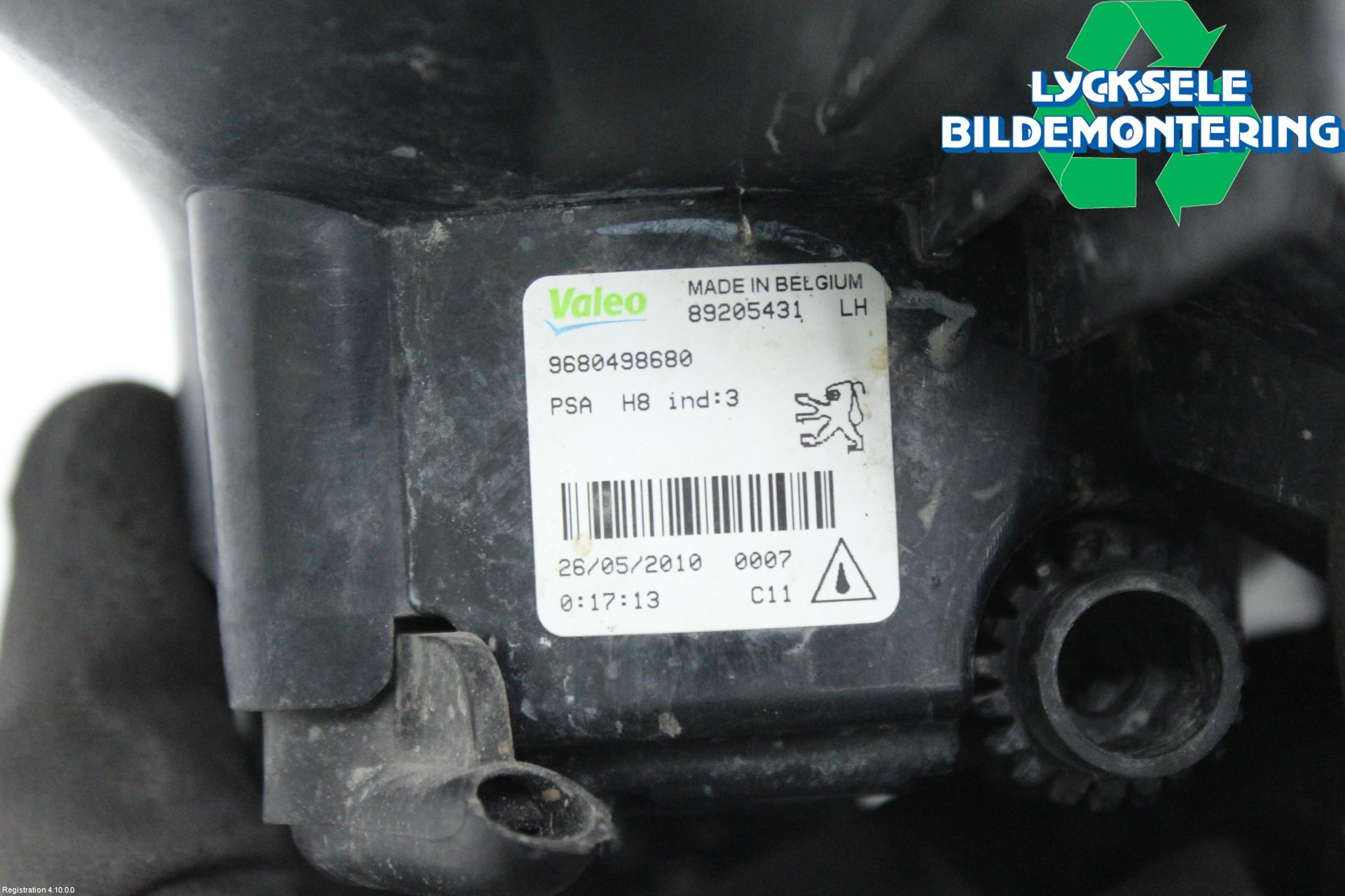 Peugeot 308 08-13 Dimljus-Varselljus Fram
