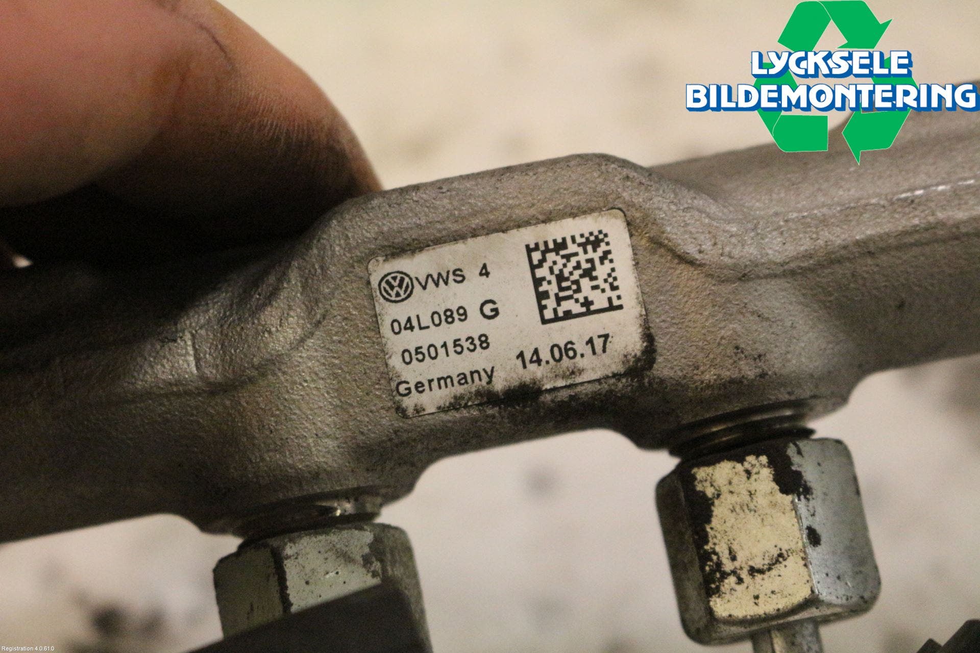 Volkswagen VW CADDY 16-20 Inj. Fuelrail