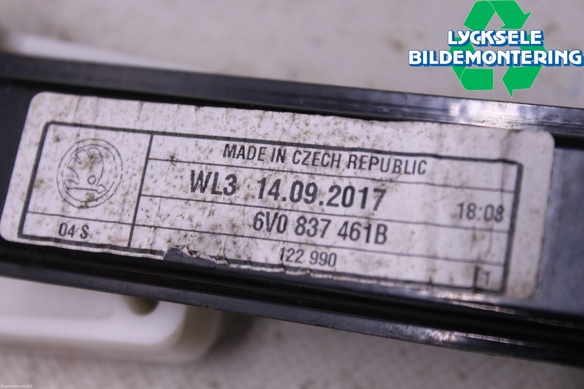 Skoda FABIA 15-21 Fönsterhissmekanism