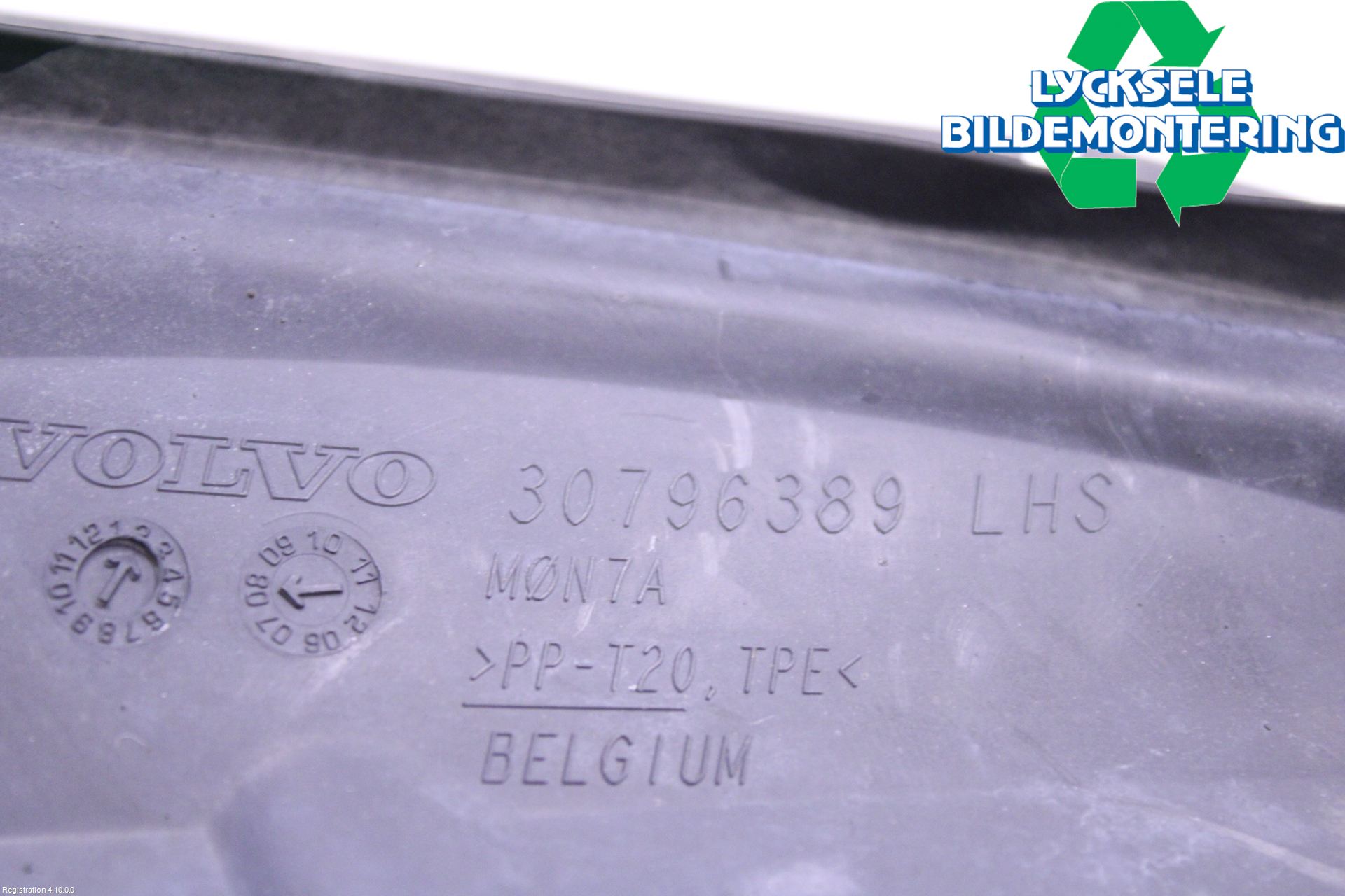 Volvo V70 08-13 Deflektor Plåt-Plast Kylning