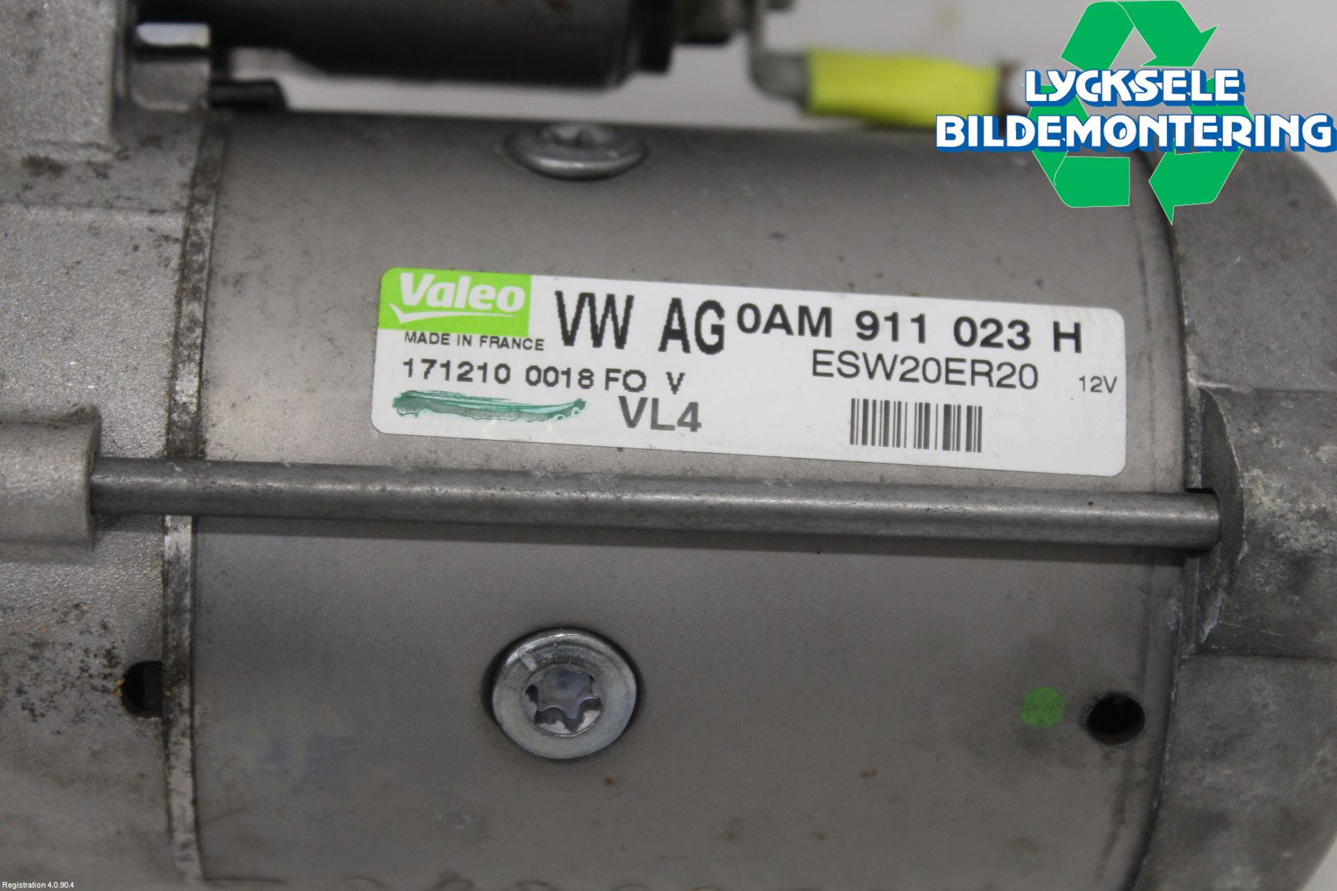 Volkswagen VW GOLF PLUS/CROSS GOLF 04-14 Startmotor Diesel