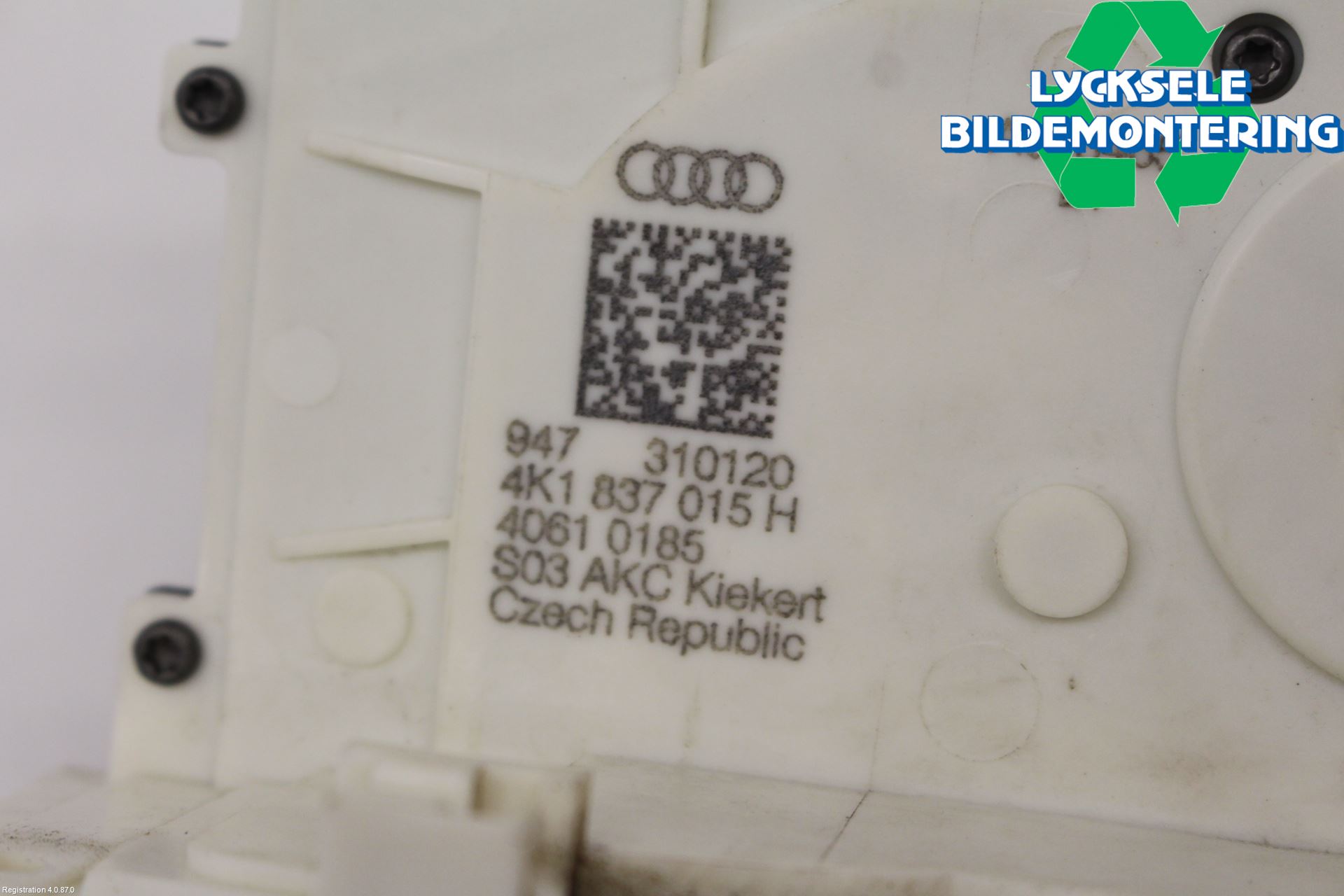 Audi E-TRON, S GE 19- Låskista-Dörrlås