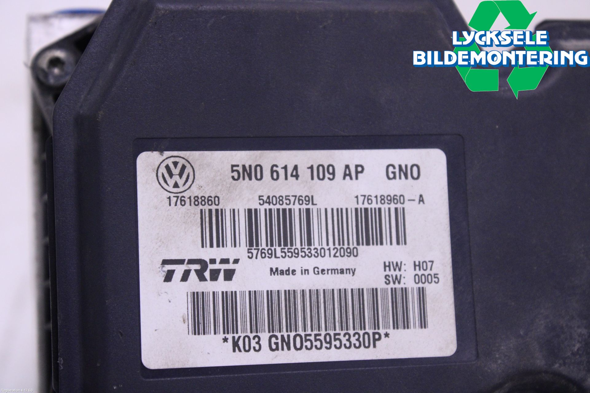 Volkswagen VW TIGUAN 07-16 Abs Hydraulaggregat