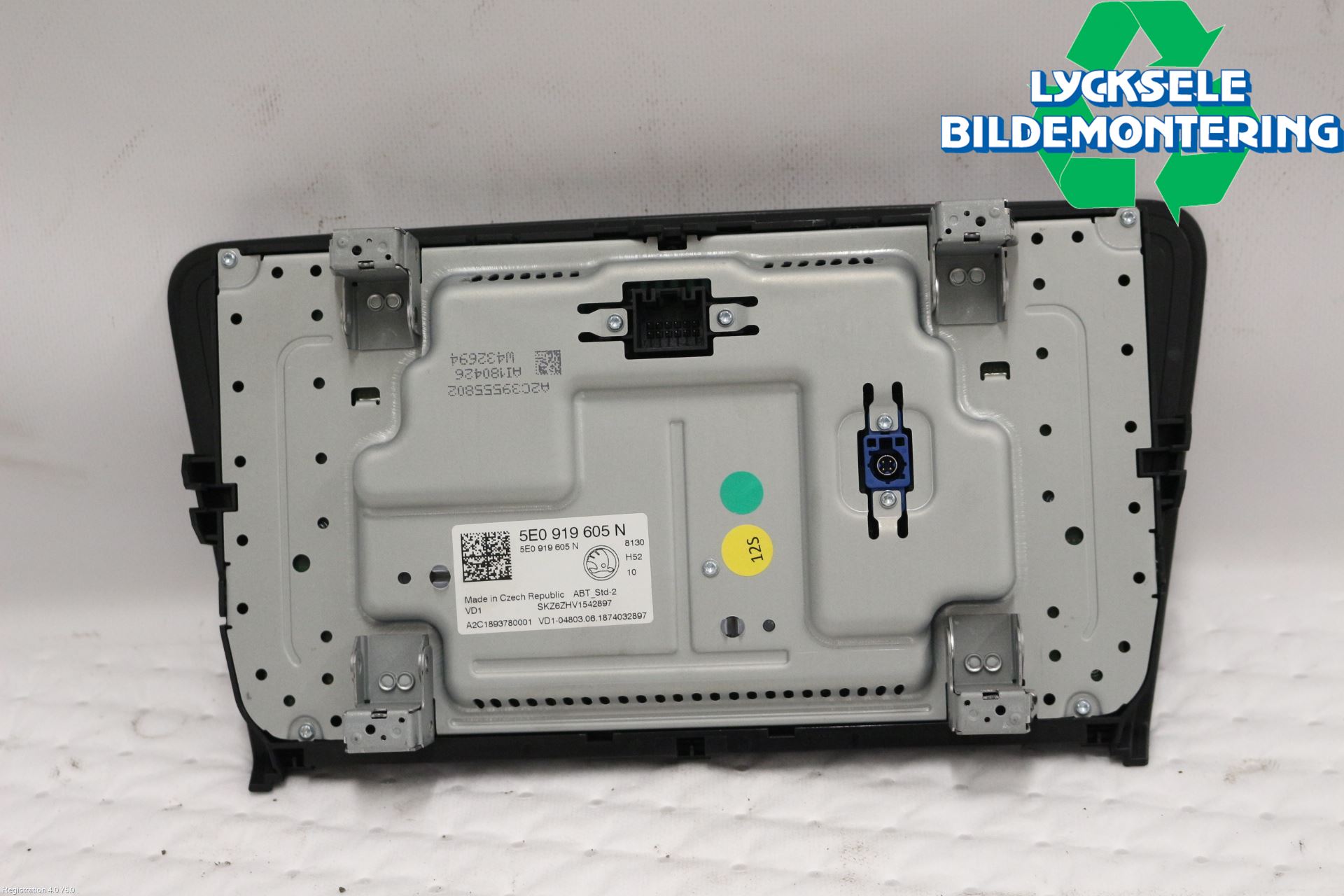 Skoda OCTAVIA (5E) 13-20 Bildskärm