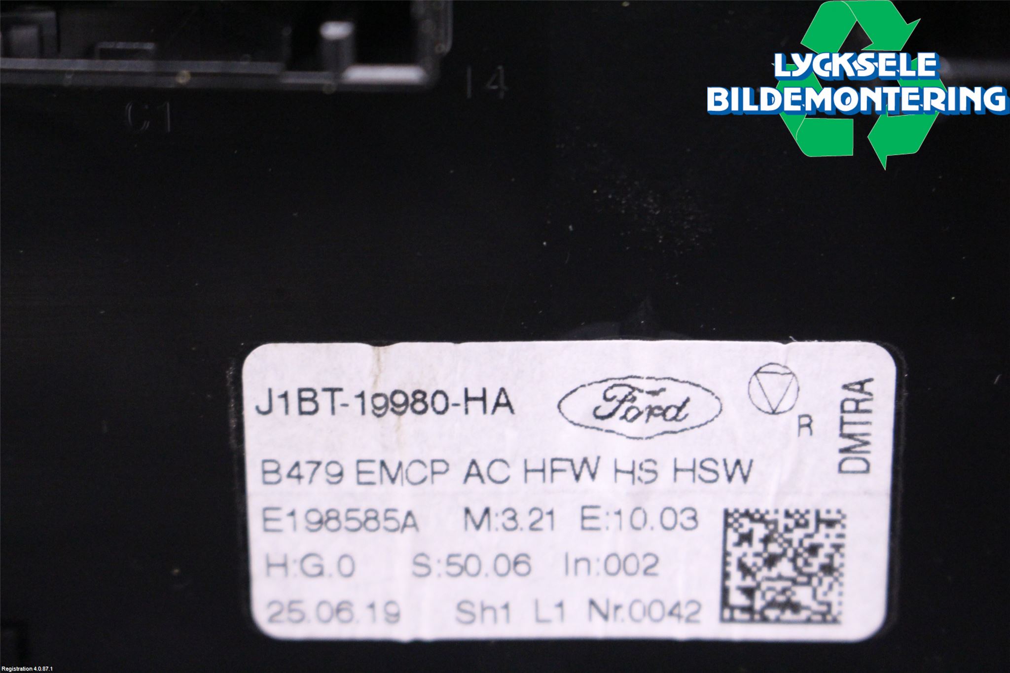 Ford FIESTA (VII) 18-23 Ac Styrenhet Ac Manöveren