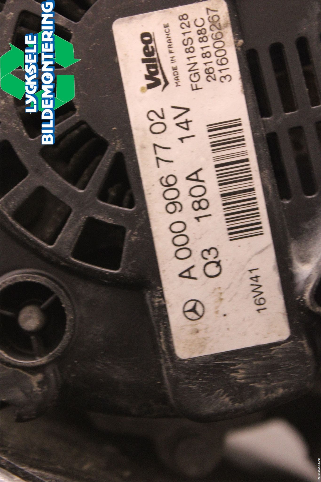 Mercedes-Benz MB VITO/V-KLASS (W640,W447,W448) 14- Generator