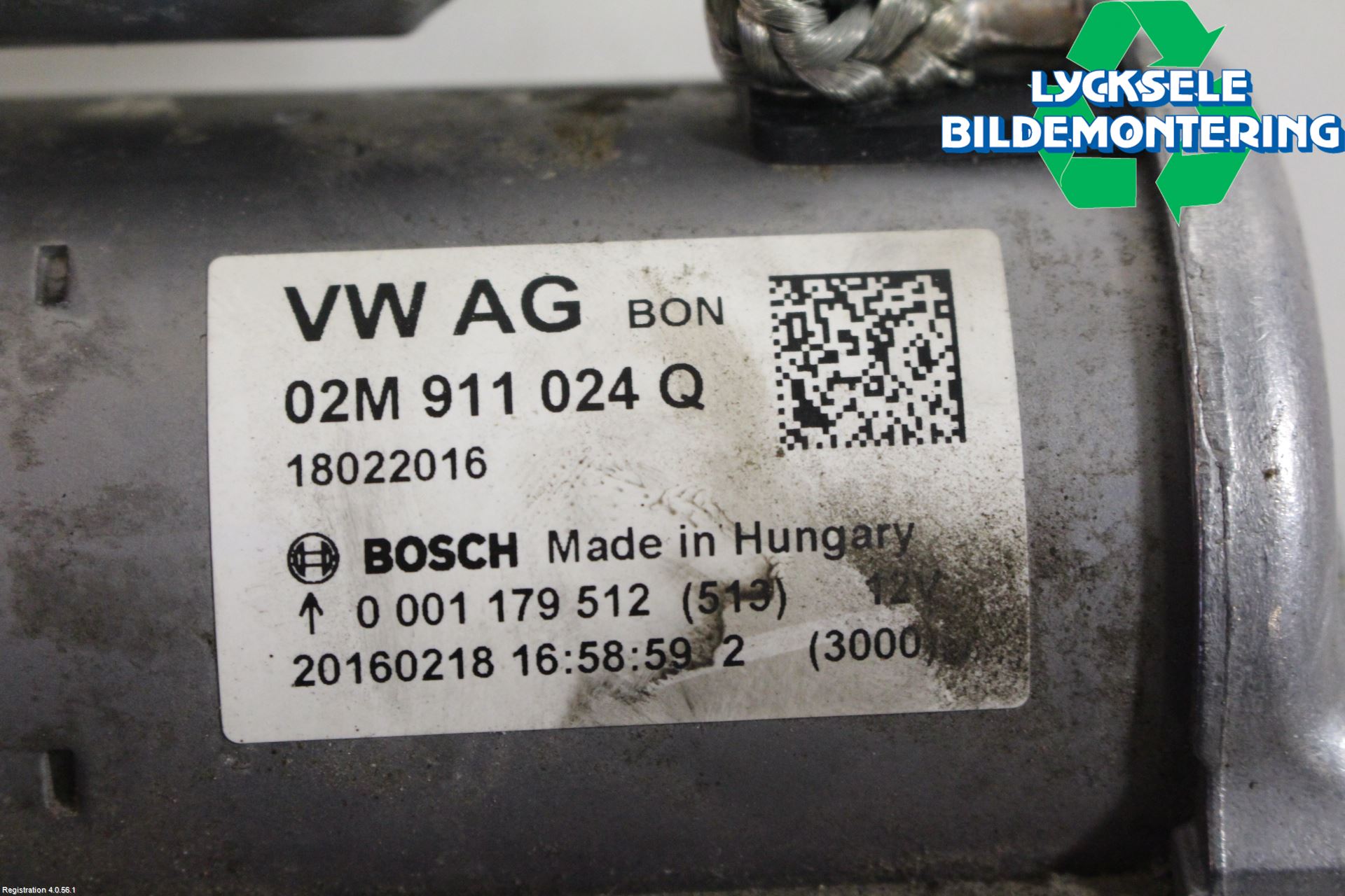 Volkswagen VW POLO 10-17 Startmotor