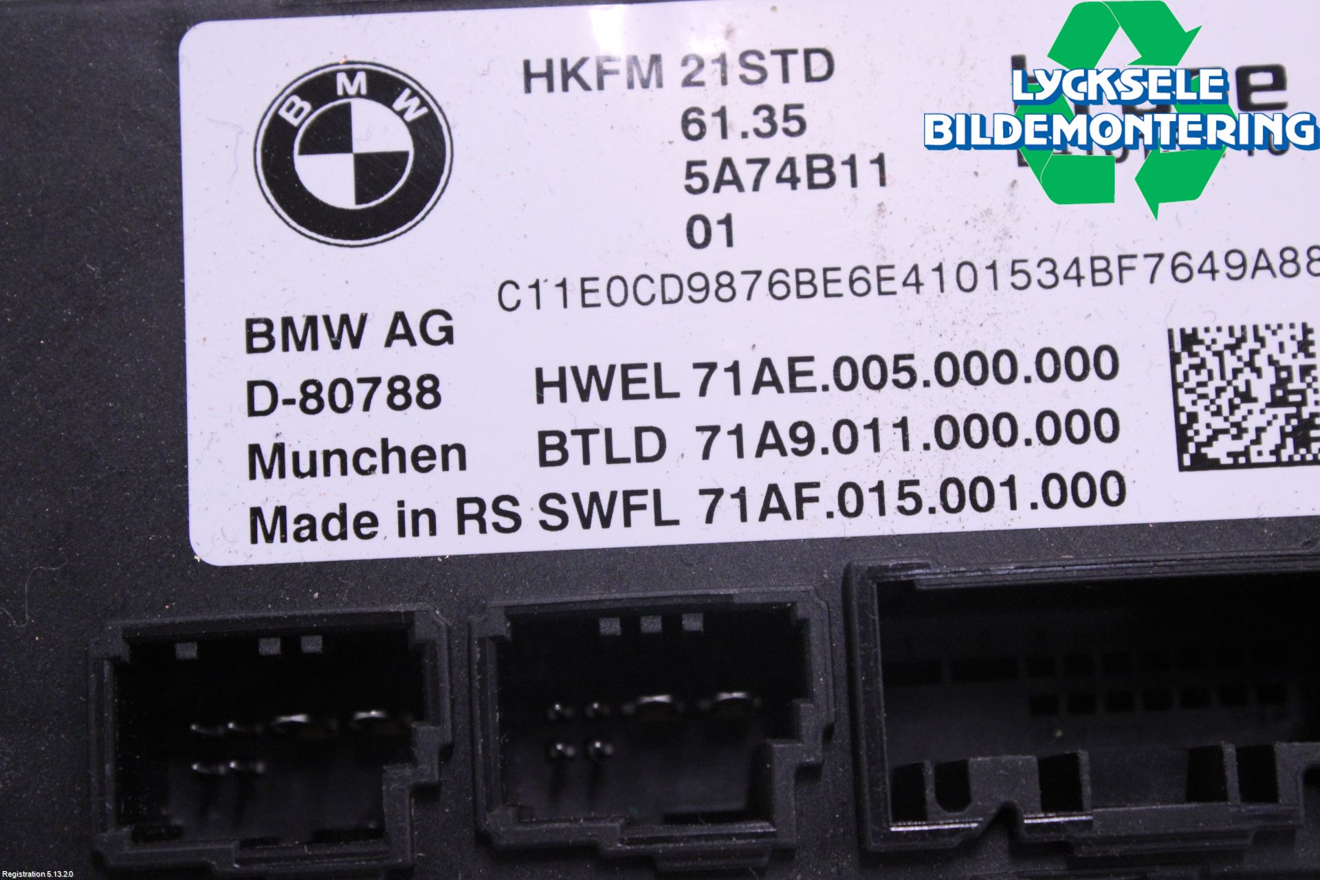 BMW X1/iX1 U11 23- Styrenhet Baklucka