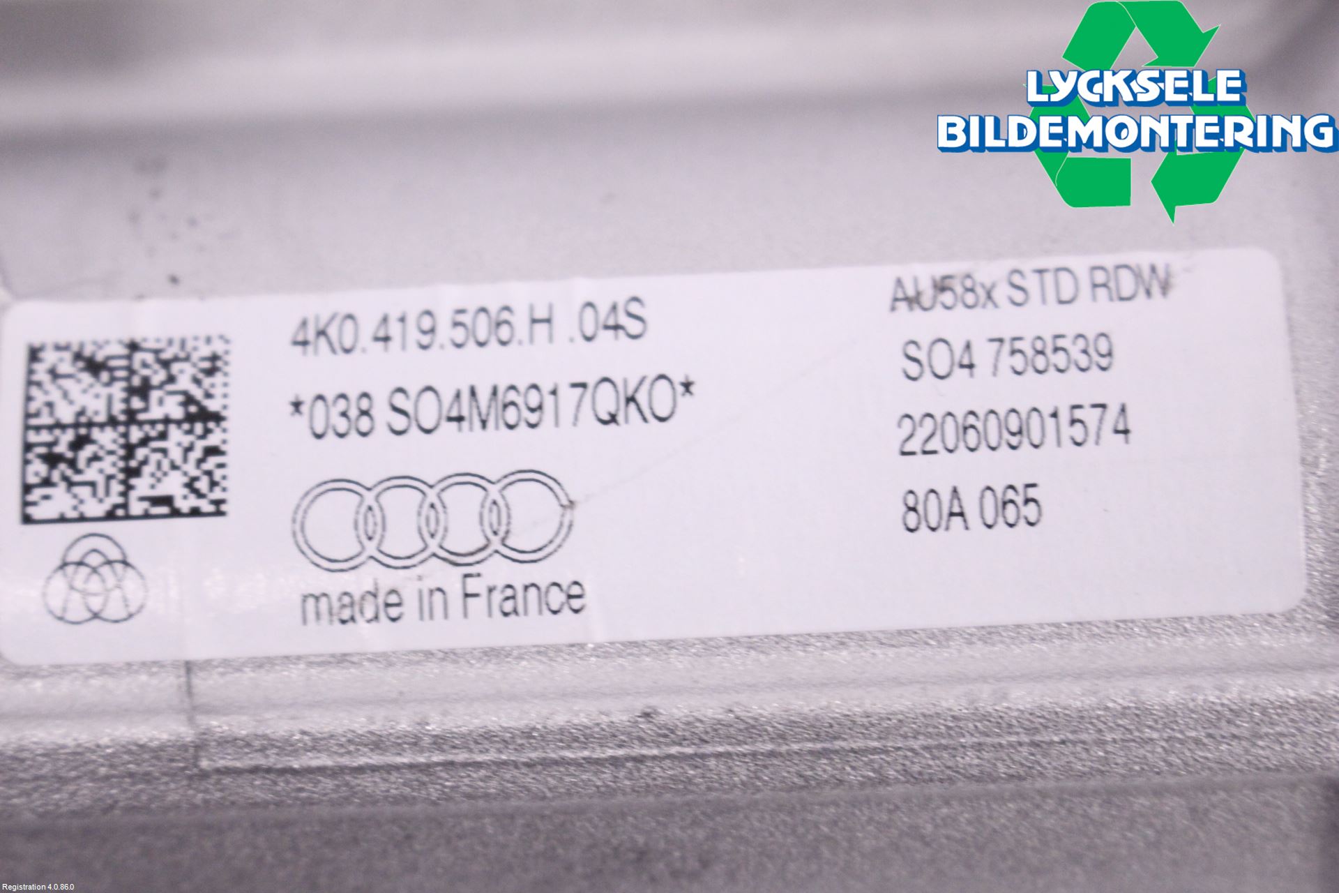 Audi A6 F2/C8 19- Rattaxelagg Justerbart