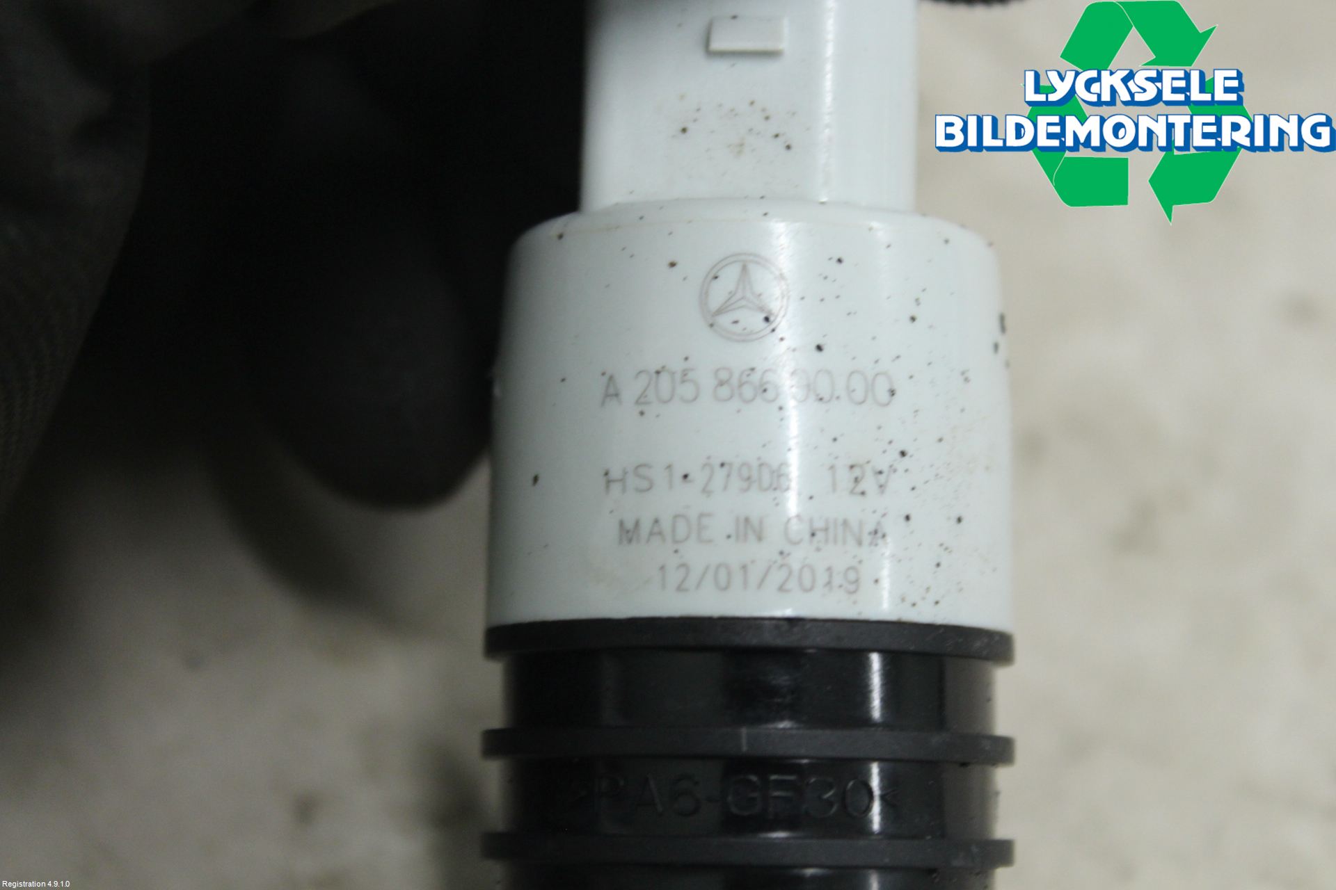 Mercedes-Benz MB C-KLASS (W205) 14-21 Spolarpump Vindruta