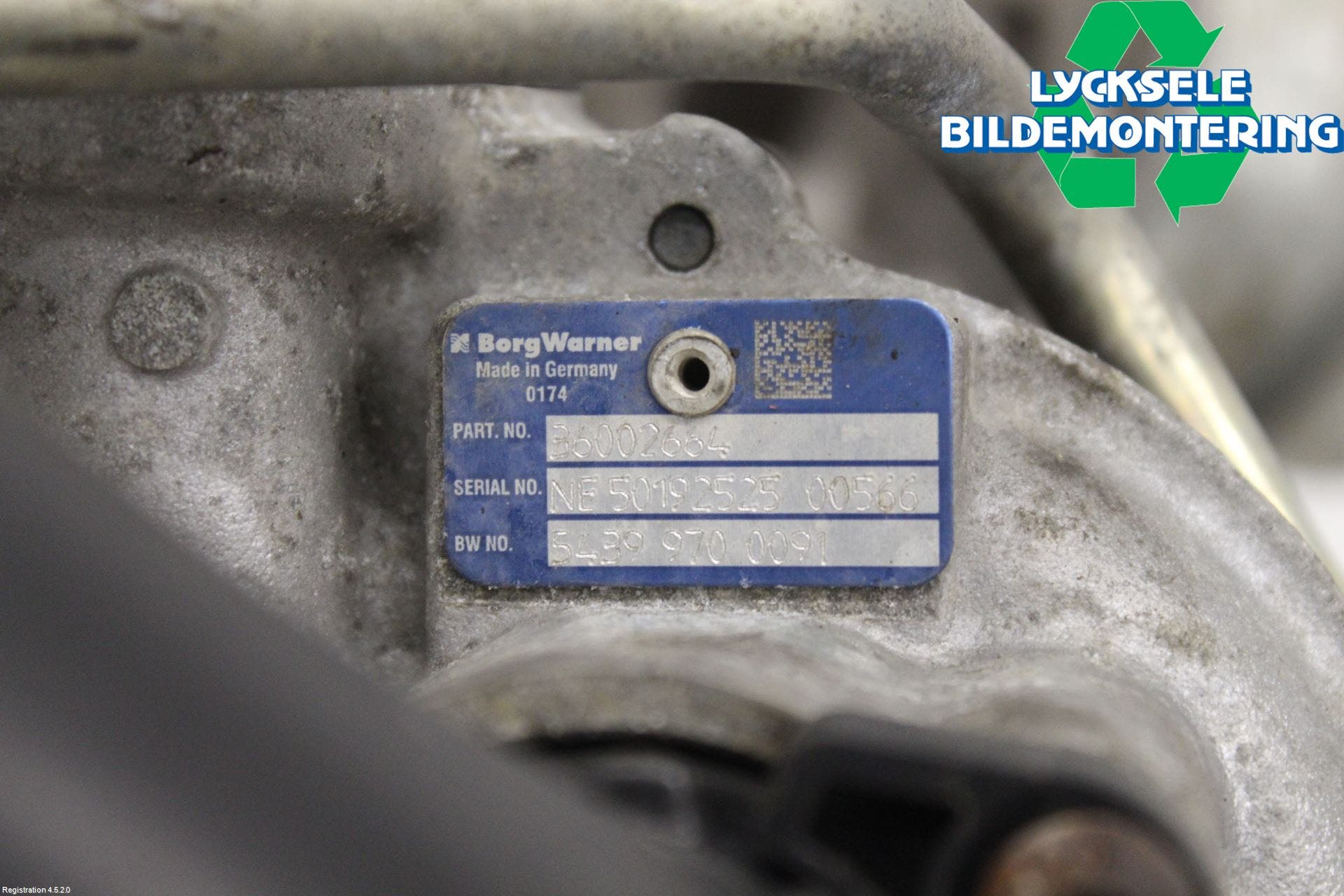 Volvo V60 11-13 Turboaggregat