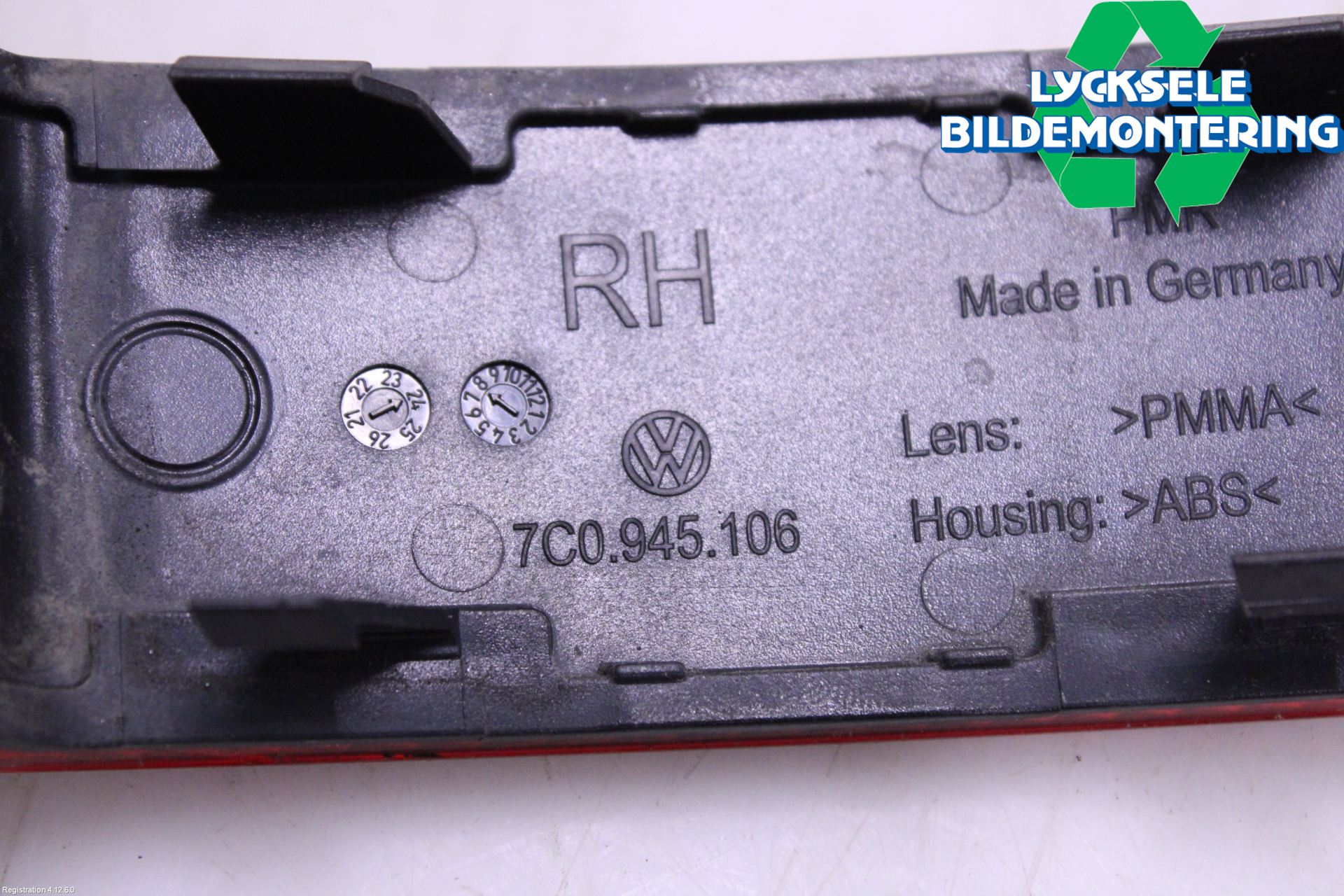 Volkswagen VW CRAFTER II / E-CRAFTER 17- Dimljus/Reflex Bak