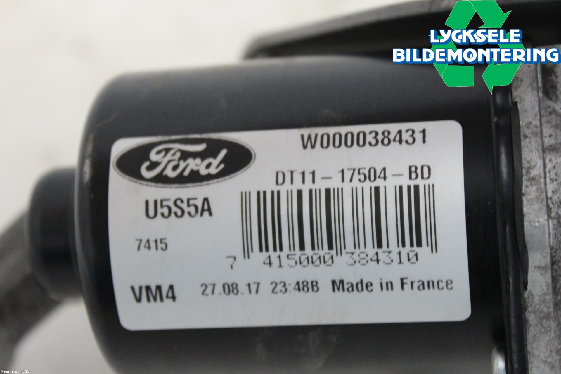 Ford TRANSIT/TOURNEO CONNECT 13-22 Torkarmotor Vindruta